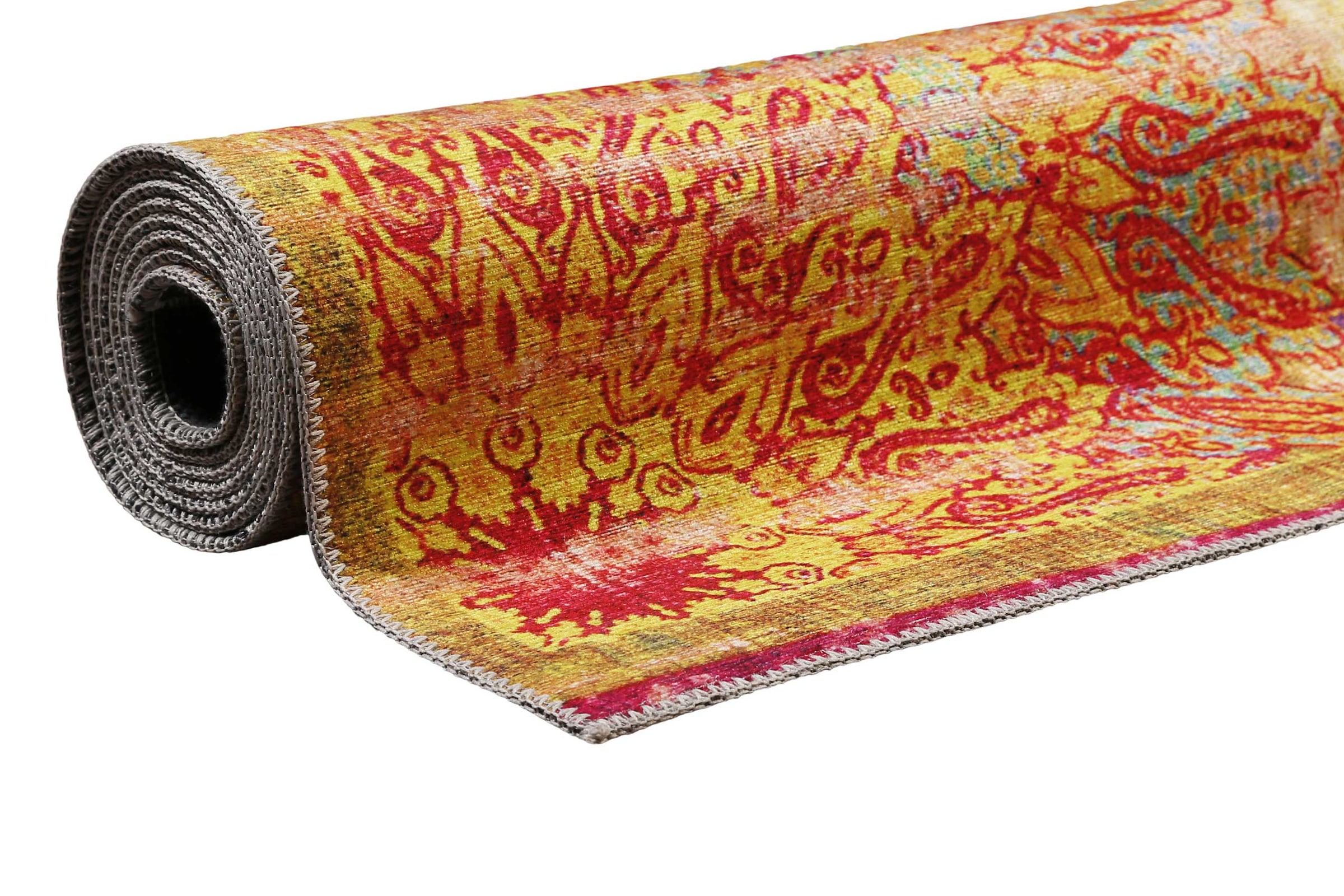 Wecon home Tapis »Rooftop« Rectangulaire 6 mm Höhe vintage, coton, poil court, salon, chambre, orient