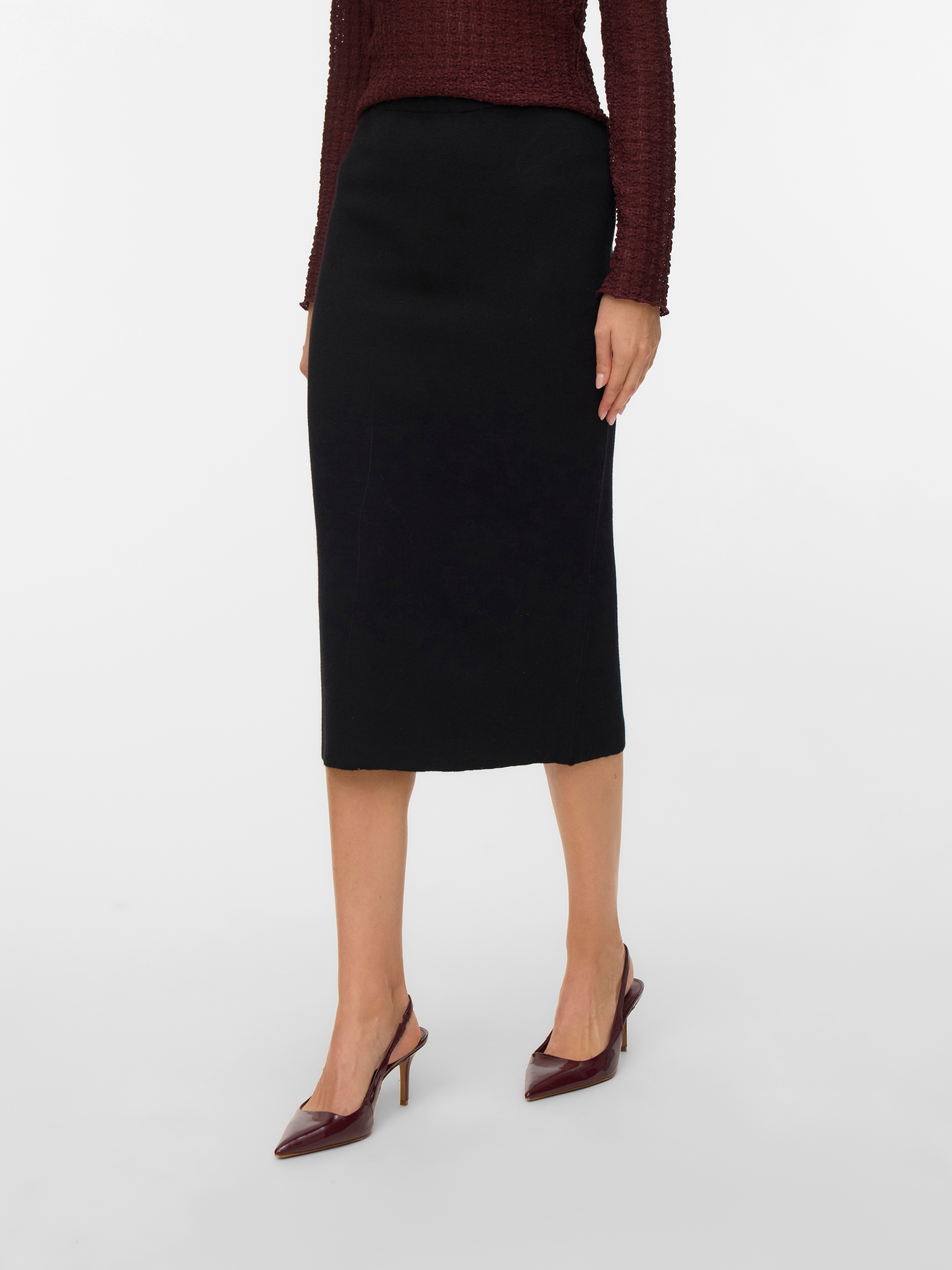 Image of Vero Moda Strickrock "VMSABA FULLNEEDL NW 7/8 LNGHT SKIRT NOOS"