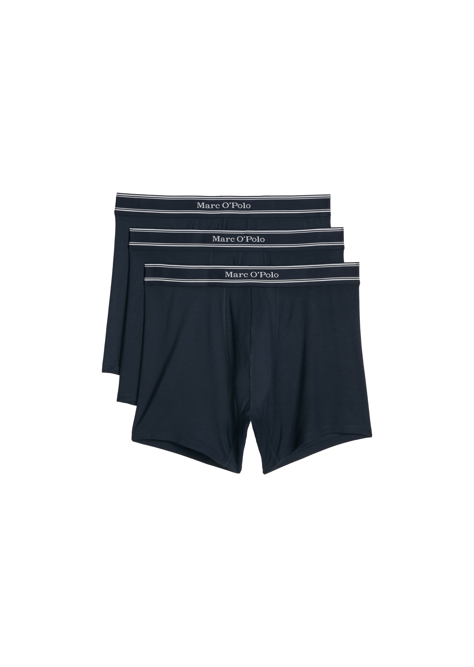 Marc O'Polo Pantalon rétro »Modal« 3er Pack,  mit etwas längerem Bein, Logobund, ohne Eingriff