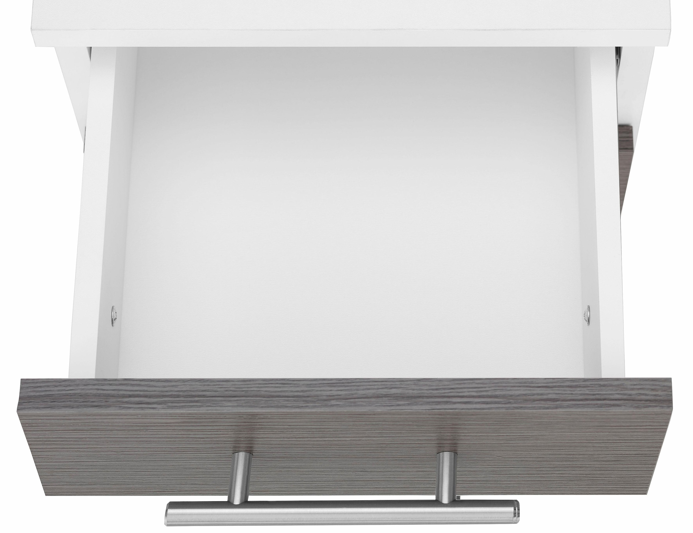 welltime Seitenschrank »Emmi, Breite 30 cm«, Wechselbarer Türanschlag, Metallbeschläge
