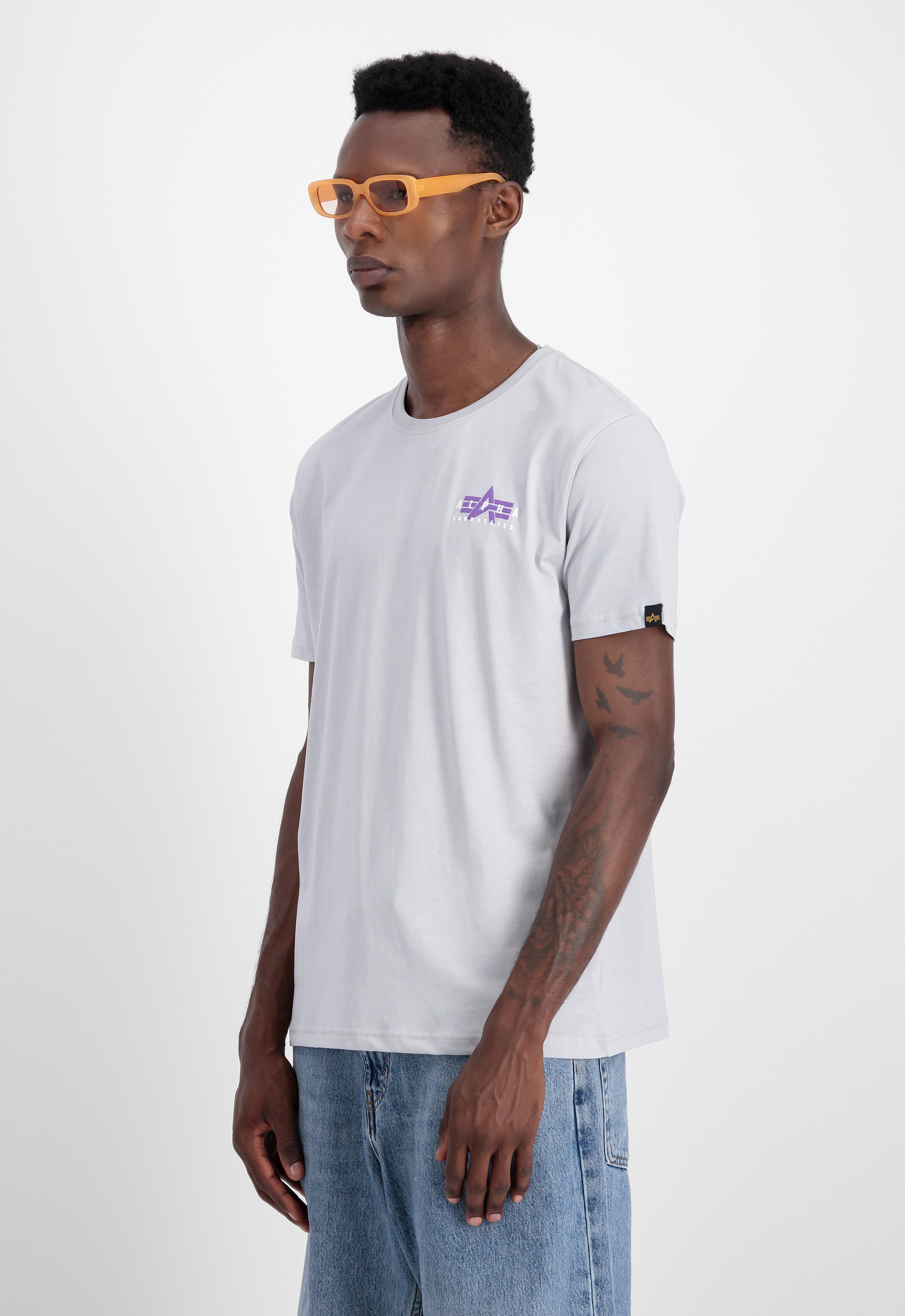 Alpha Industries T-Shirt »Puff Print Logo Backprint T-Shirt«