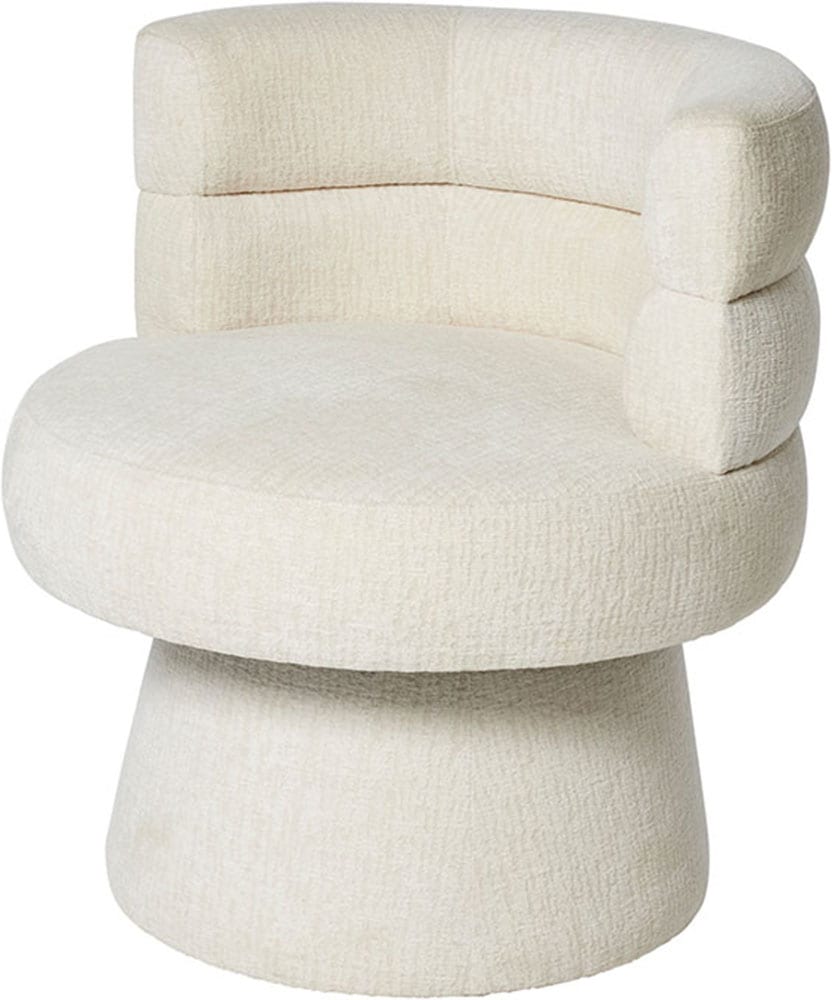 Image of Jahnke Drehstuhl "STUDIO TWIST" () Sessel, Drehstuhl, 360 drehbar, Boucle-Stoff, bis 120 kg belastbar