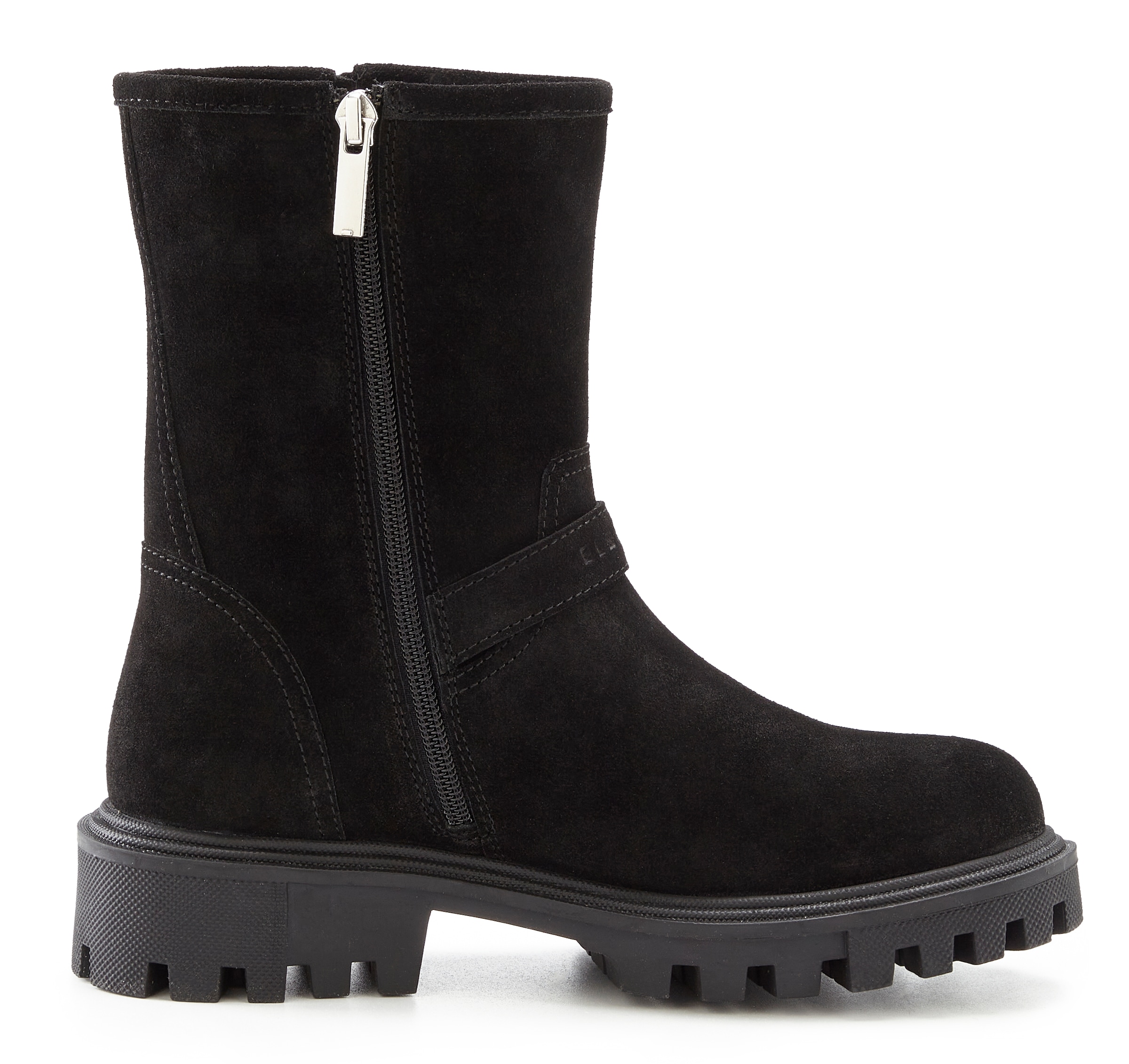 Elbsand Stiefelette, aus Leder mit trendigen Zierschnallen, Stiefel, Boots
