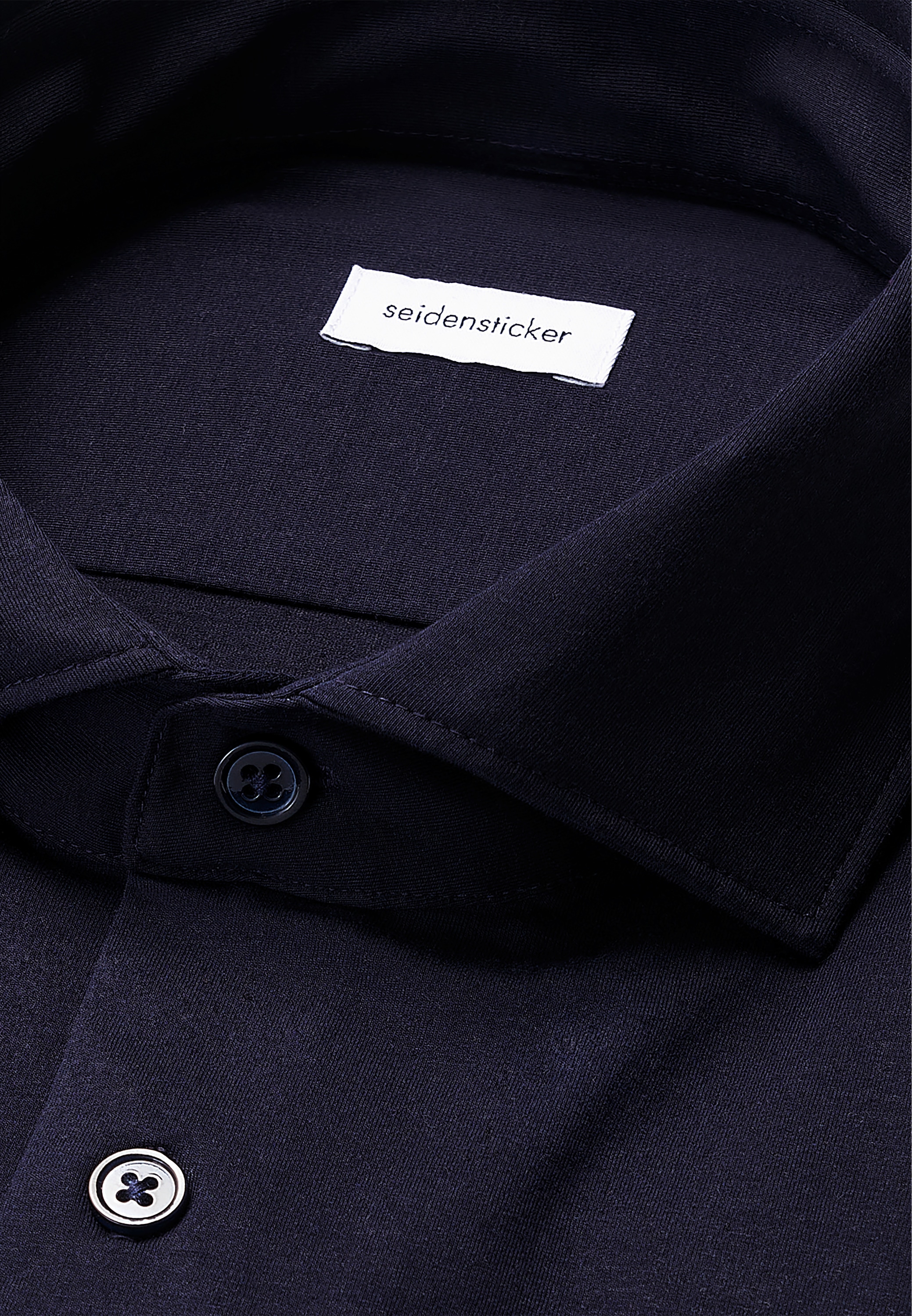 seidensticker Businesshemd »Schwarze Rose« Slim 1/1 Kentkragen Uni