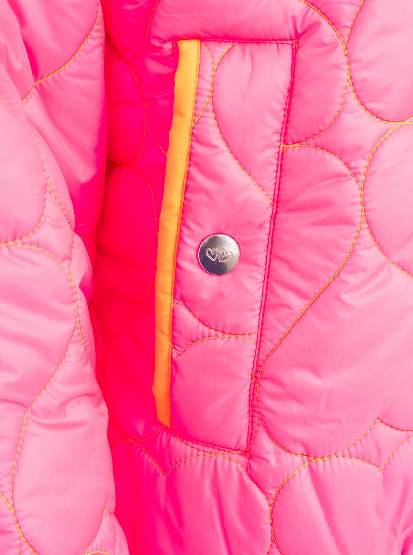 Zwillingsherz Bomberjacke »"Happy"« ohne Kapuze Oversize-überschnittene Schulter, Patten-Taschen