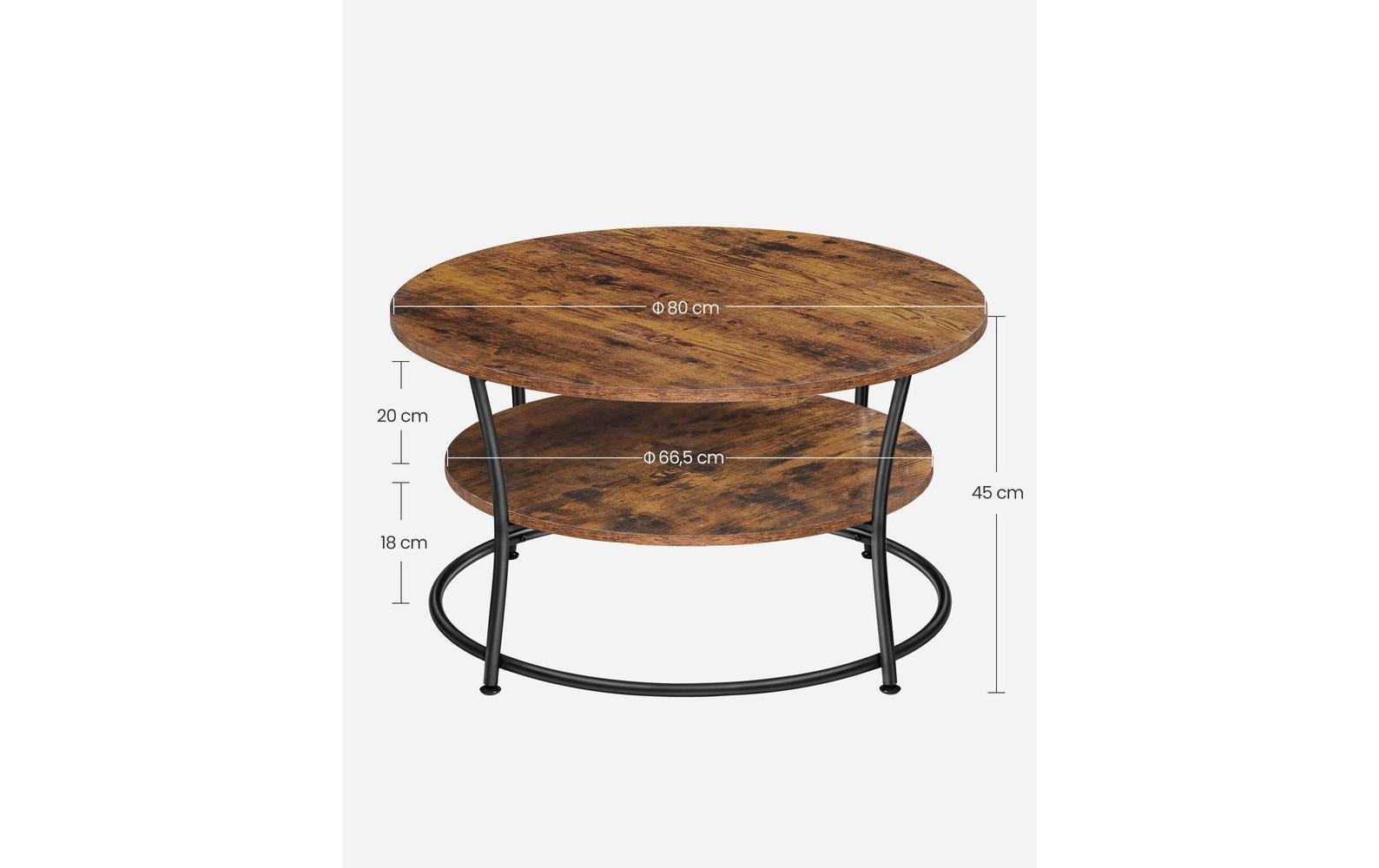 VASAGLE Couchtisch »80 x 46.5 cm«