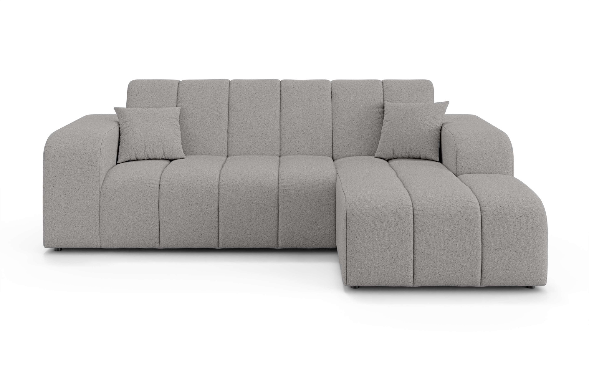 INOSIGN Ecksofa »CASSY L-Form, Schlafsofa mit Bettkasten, Masse B/T/H: 245/165/88 cm«, mit 2 Rückenkissen, Recamiere rechts oder links bestellbar