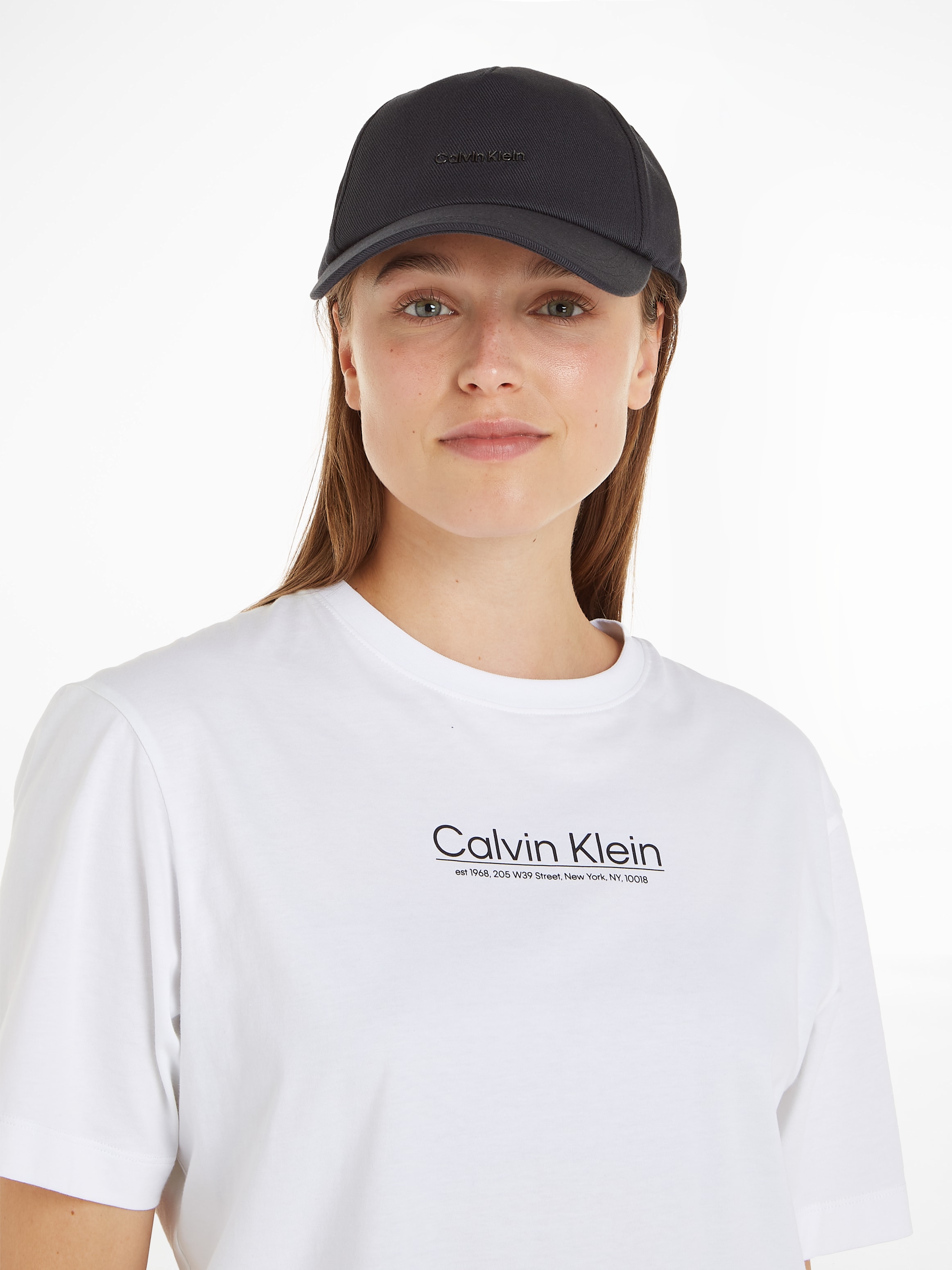 Calvin Klein Baseball Cap »METAL LETTERING CANVAS CAP«