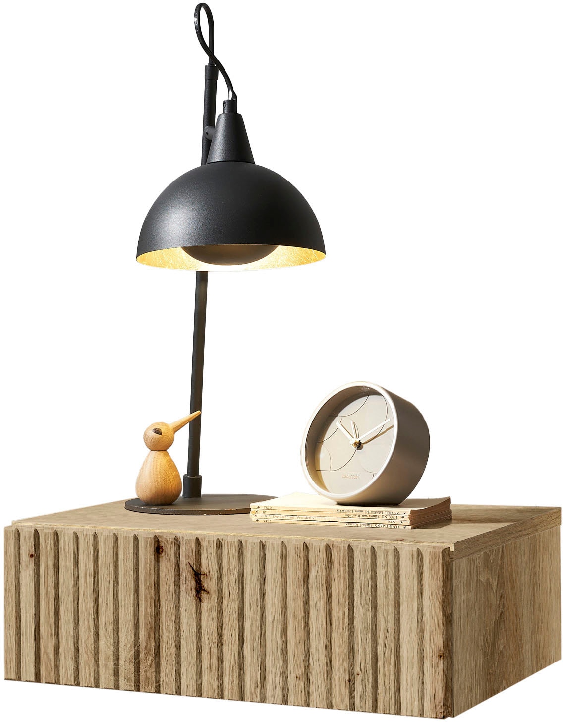 Schlafkontor Nachtkommode »Taboni Nachttisch, Nachtkonsole mit Push-to-open« Wandmontage