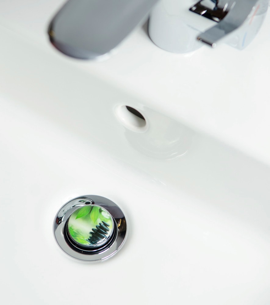 Sanilo Set d'accessoires de salle de bain »Harmony« bestehend aus WC-Sitz, Badteppich, Stöpsel, Seifenspender, WC-Bürste