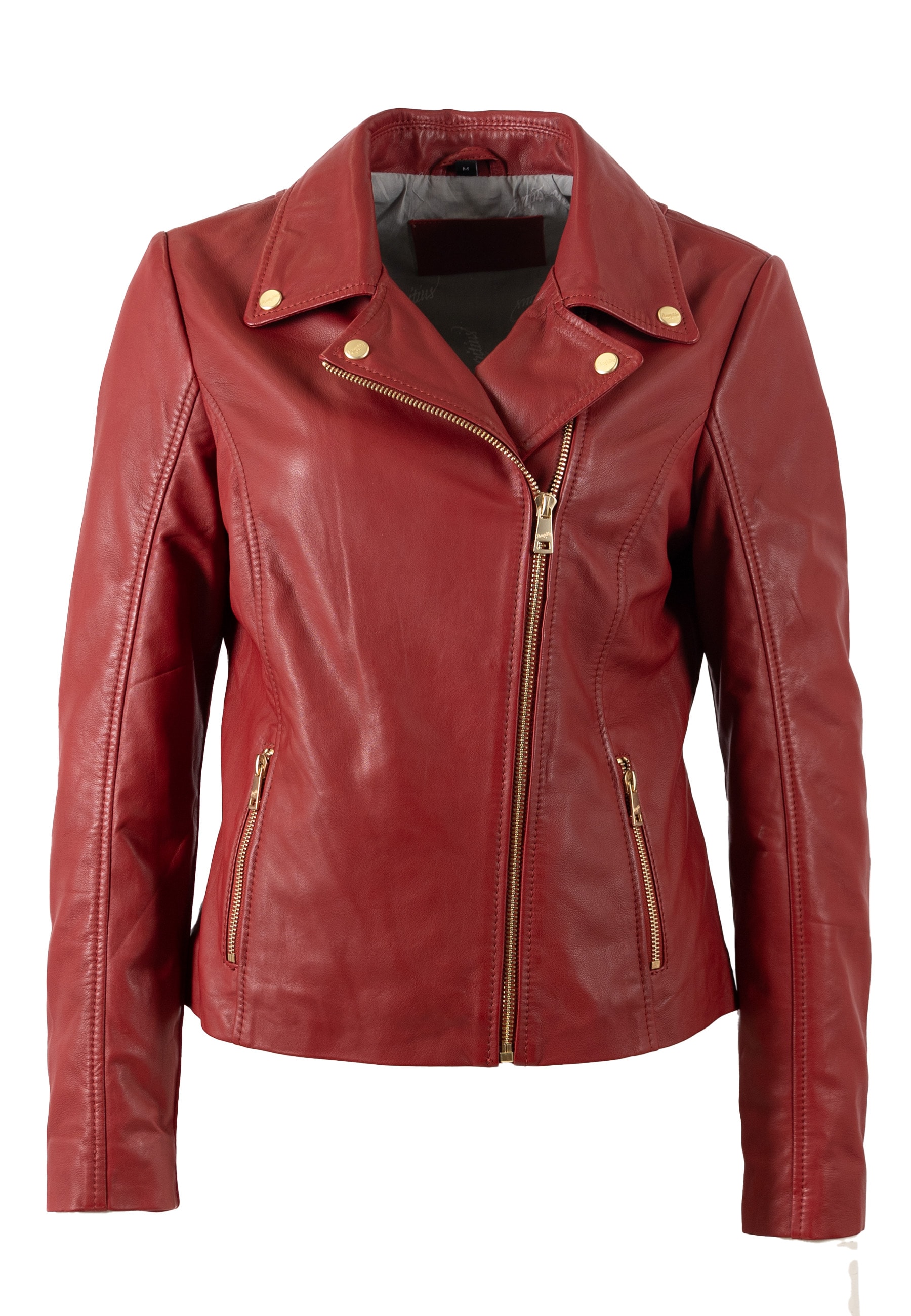 Image of Mauritius Lederjacke "MWFylli" mit Reverskragen