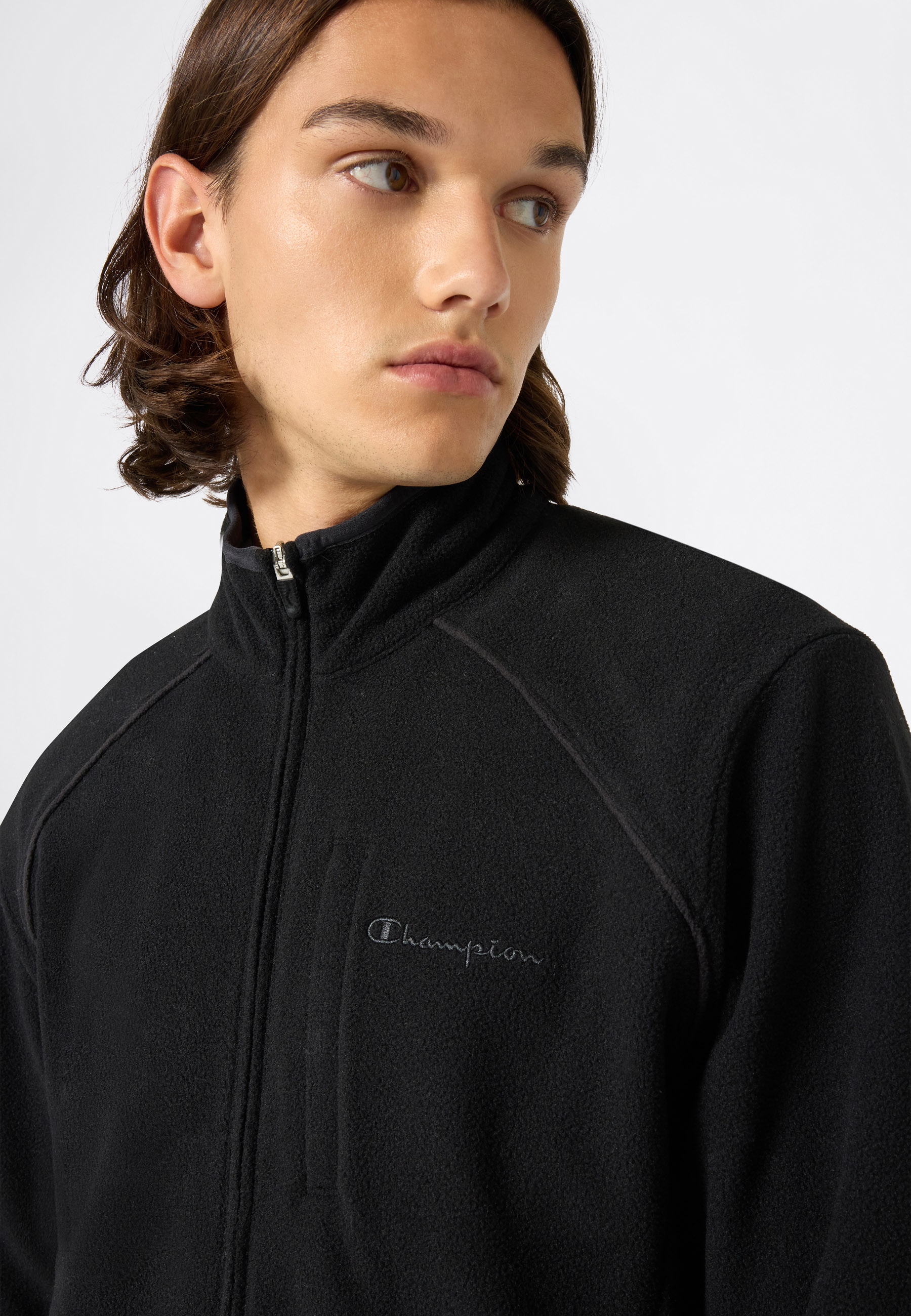 Champion Fleecejacke »SPORTWEAR ZIP-UP Standard Fit Micro Polar« mit durchgehendem Reissverschluss, sportlicher Stil, Standard Fit