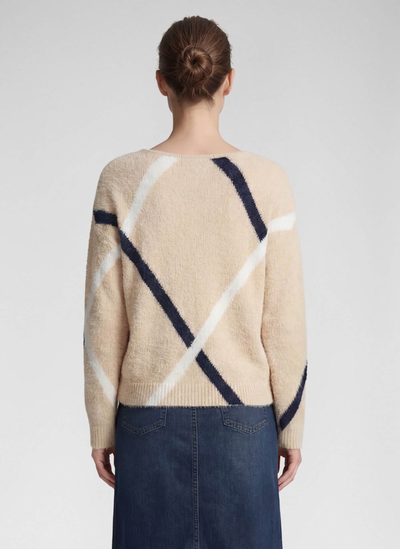 Rabe Pull en tricot avec motif graphique