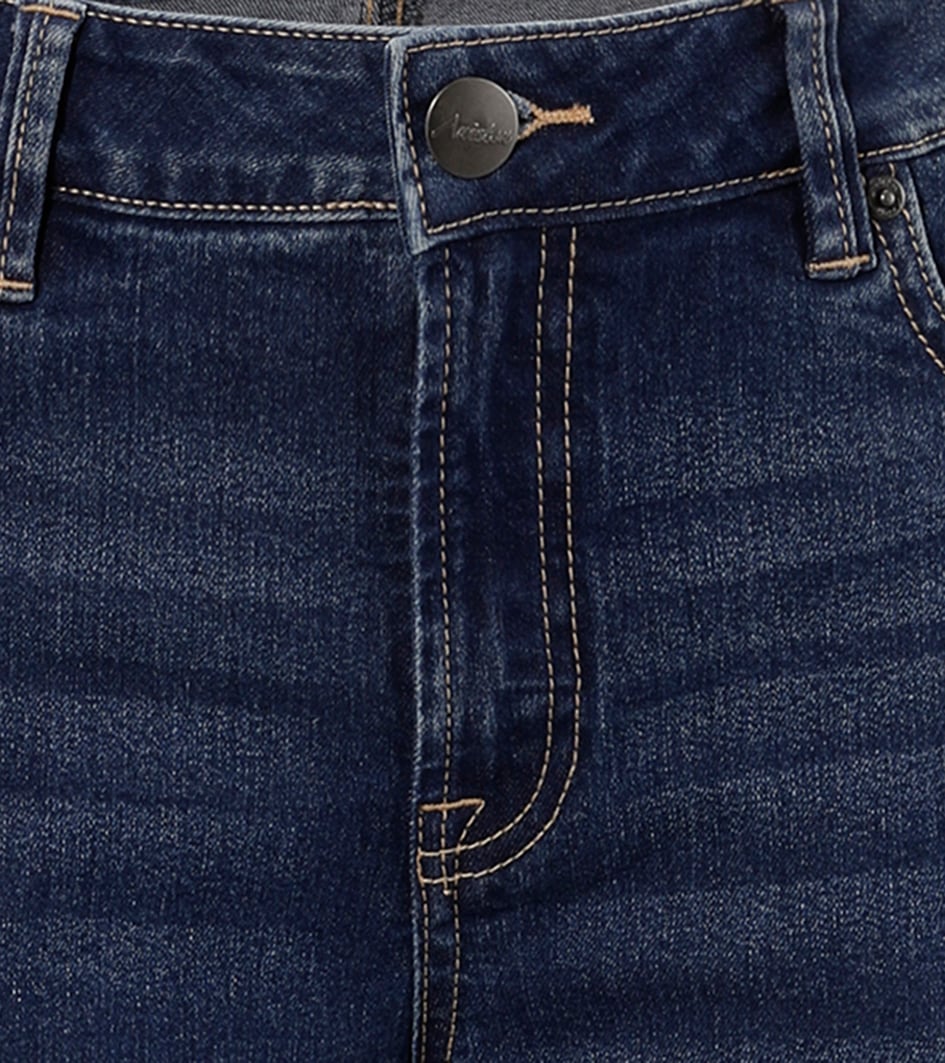 Aniston CASUAL Straight-Jeans, mit trendig weitem Bein