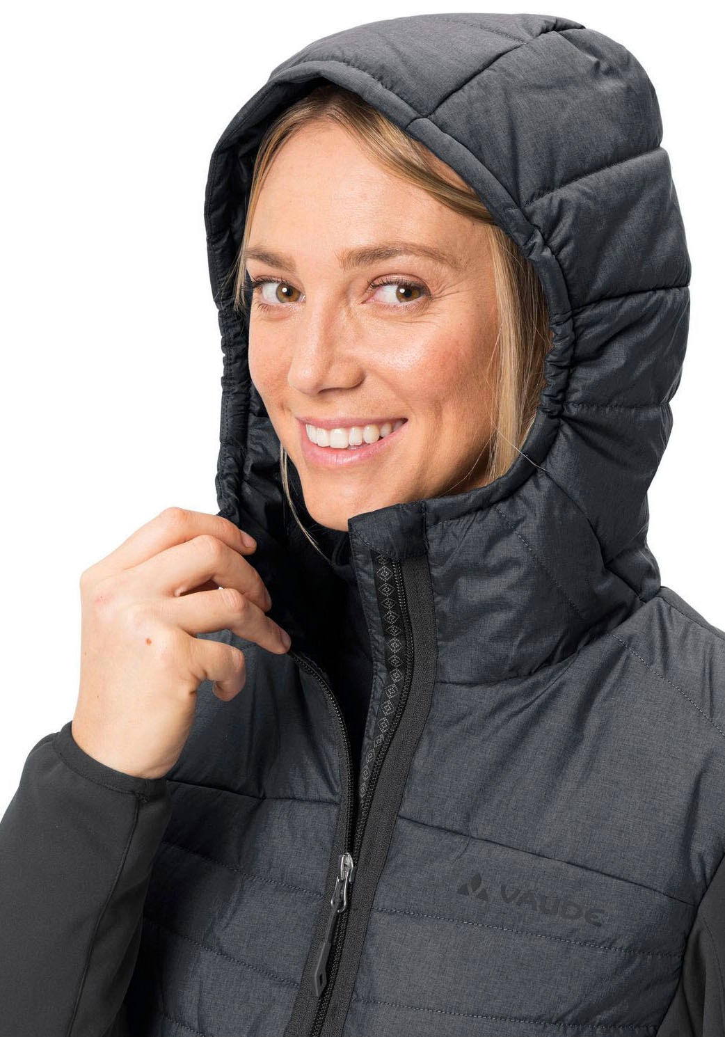 VAUDE Outdoorjacke, mit Kapuze