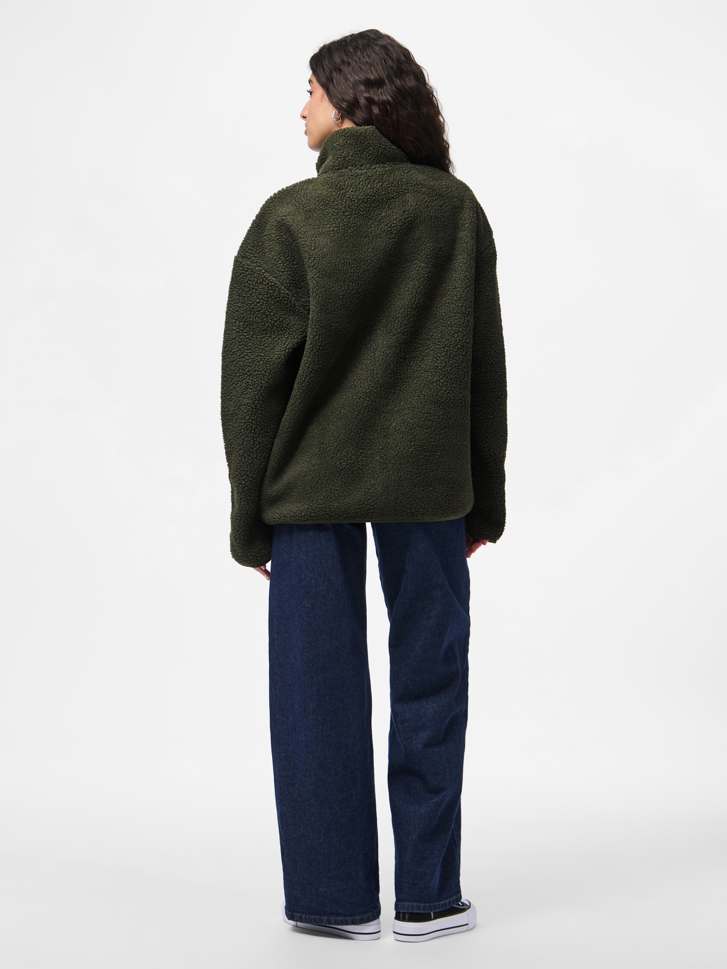 pieces Veste en peluche »PCSADIA LS TEDDY JACKET NOOS BC« fibre synthétique