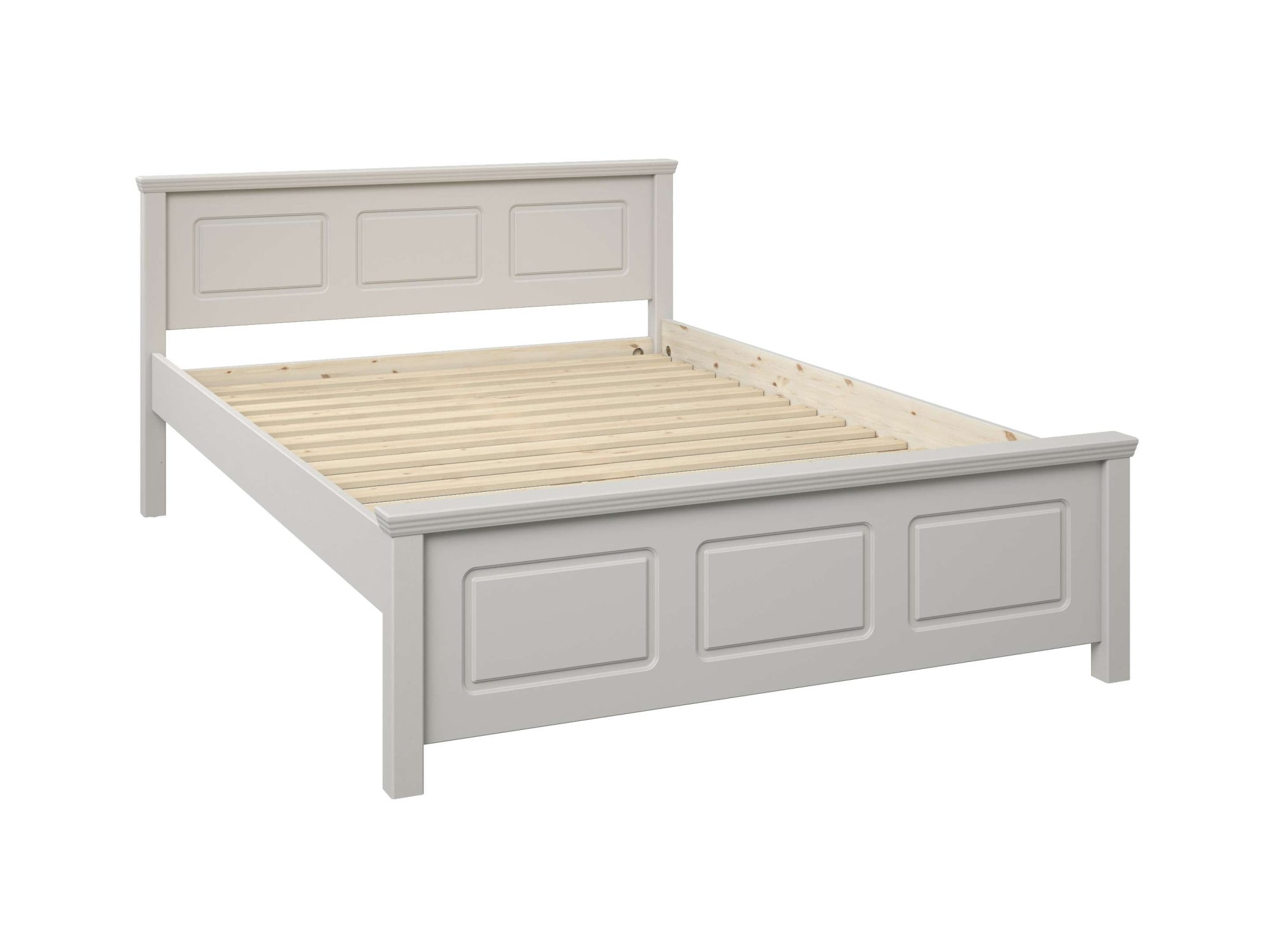 GOODproduct Lit en bois massif »ERIK' , Made in Europe, optional mit Schublade, Massivholz Kiefer« FSC® zertifiziert,  in mehreren Grössen, Landhausstil mit Kassettenoptik
