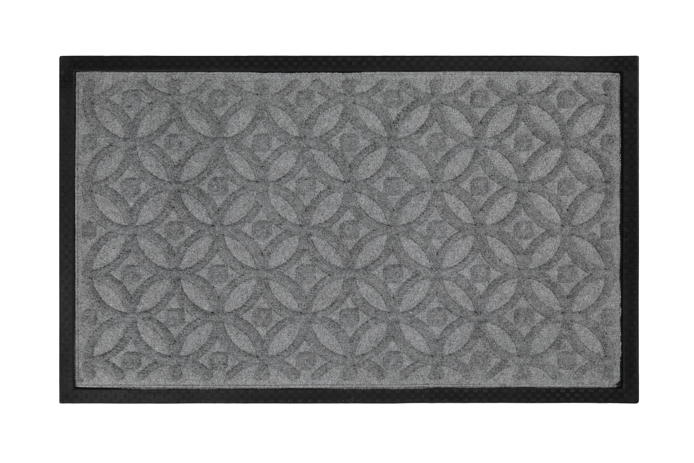Wecon home Fussmatte »Midnight Mosaic«, rechteckig, 4 mm Höhe, pflegeleicht, rutschfest, Ornamente, Innen & Aussen, Schmutzfangmatte