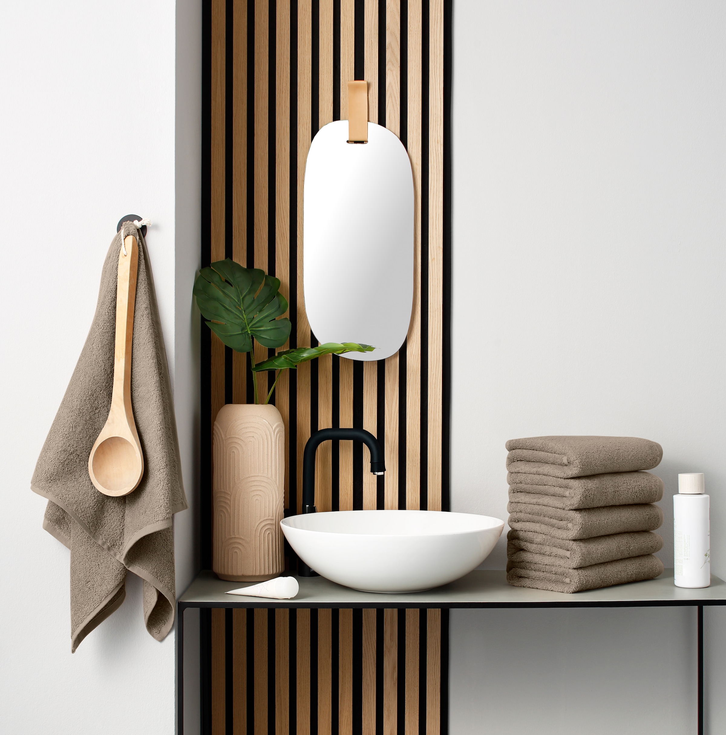 GOODproduct Serviettes »Handtuch Merida, als Set und Serie erhältlich, 6 Handtücher 50x100 cm« doux et moelleux, uni, 100% coton