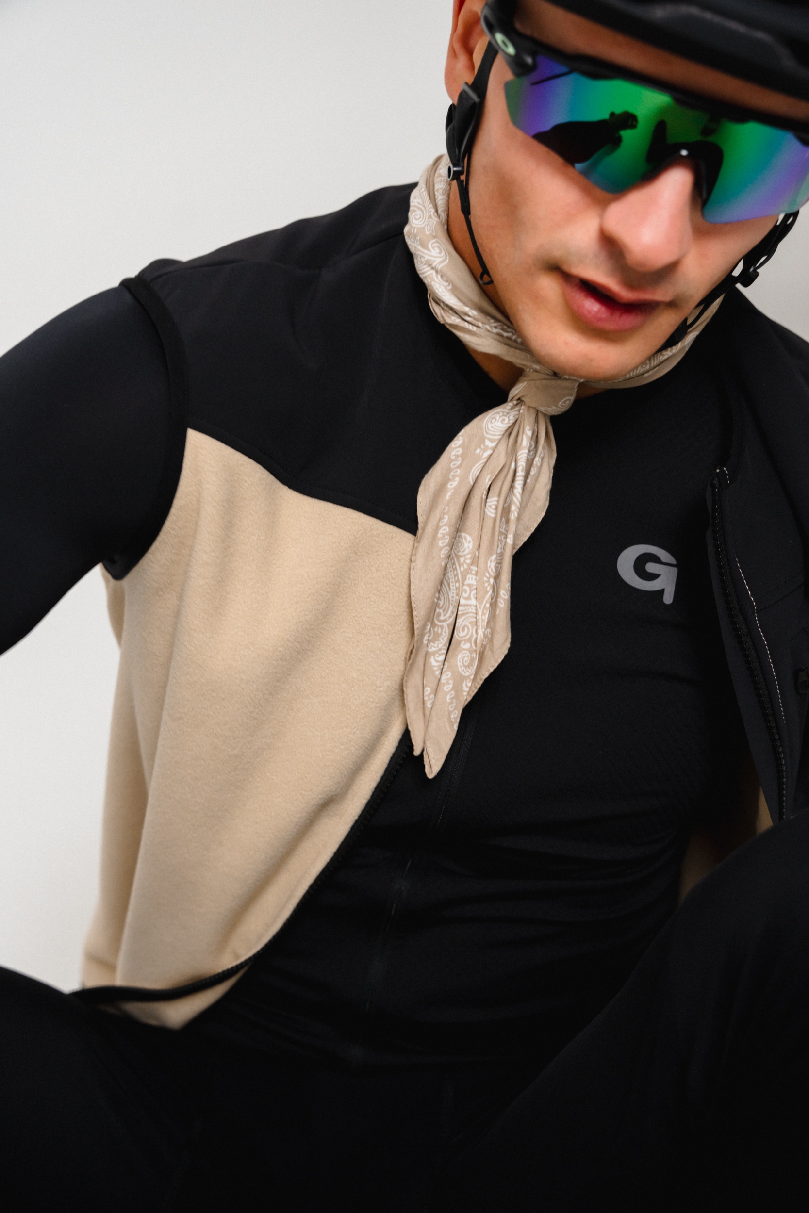 Gonso Veste de vélo »ADVENTURE VEST FLEECE« Veste de vélo unisexe, gilet polaire chaud, poche intégrée pour smartphone