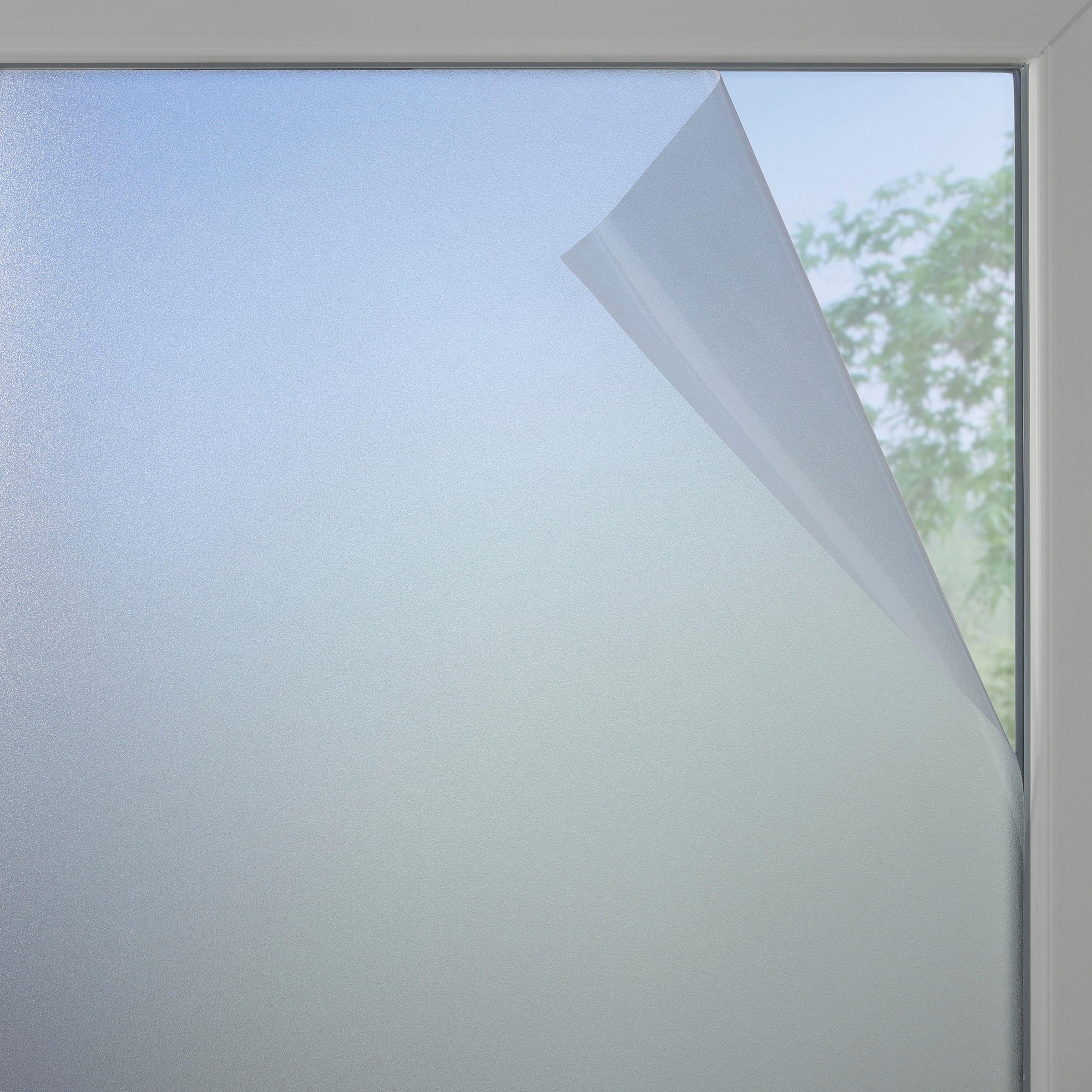 Image of GARDINIA Fensterfolie 1 Stk. halbtransparent glatt statisch haftend filtert UV-Licht