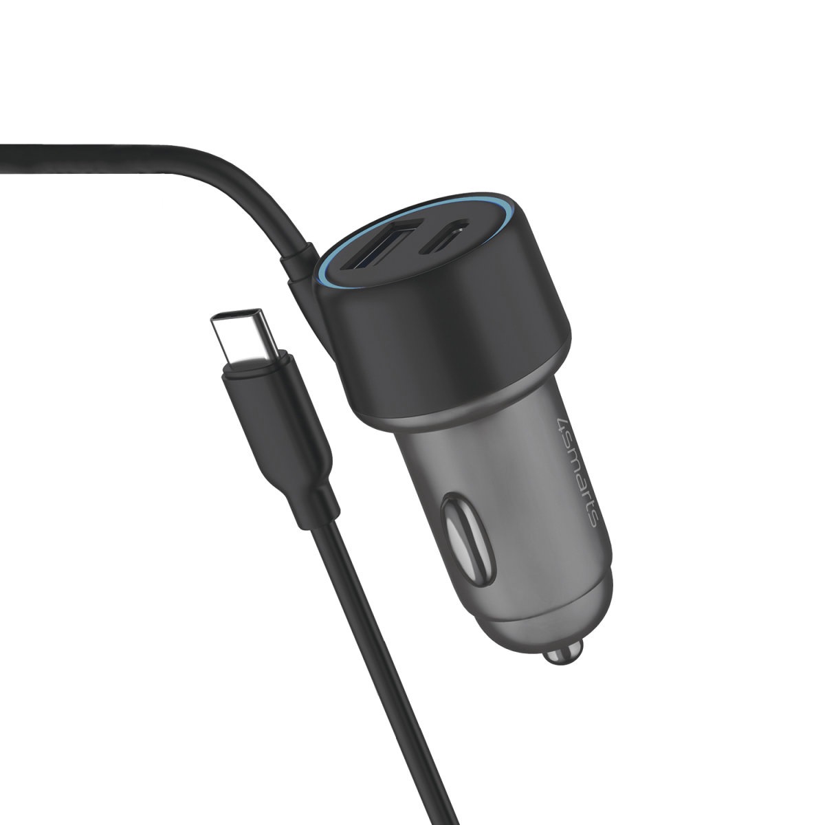 4smarts Wireless Charger »Qi2 Kfz Ladeset«, UltiMag-Ring, geeignet für Apple iPhone mit MagSafe