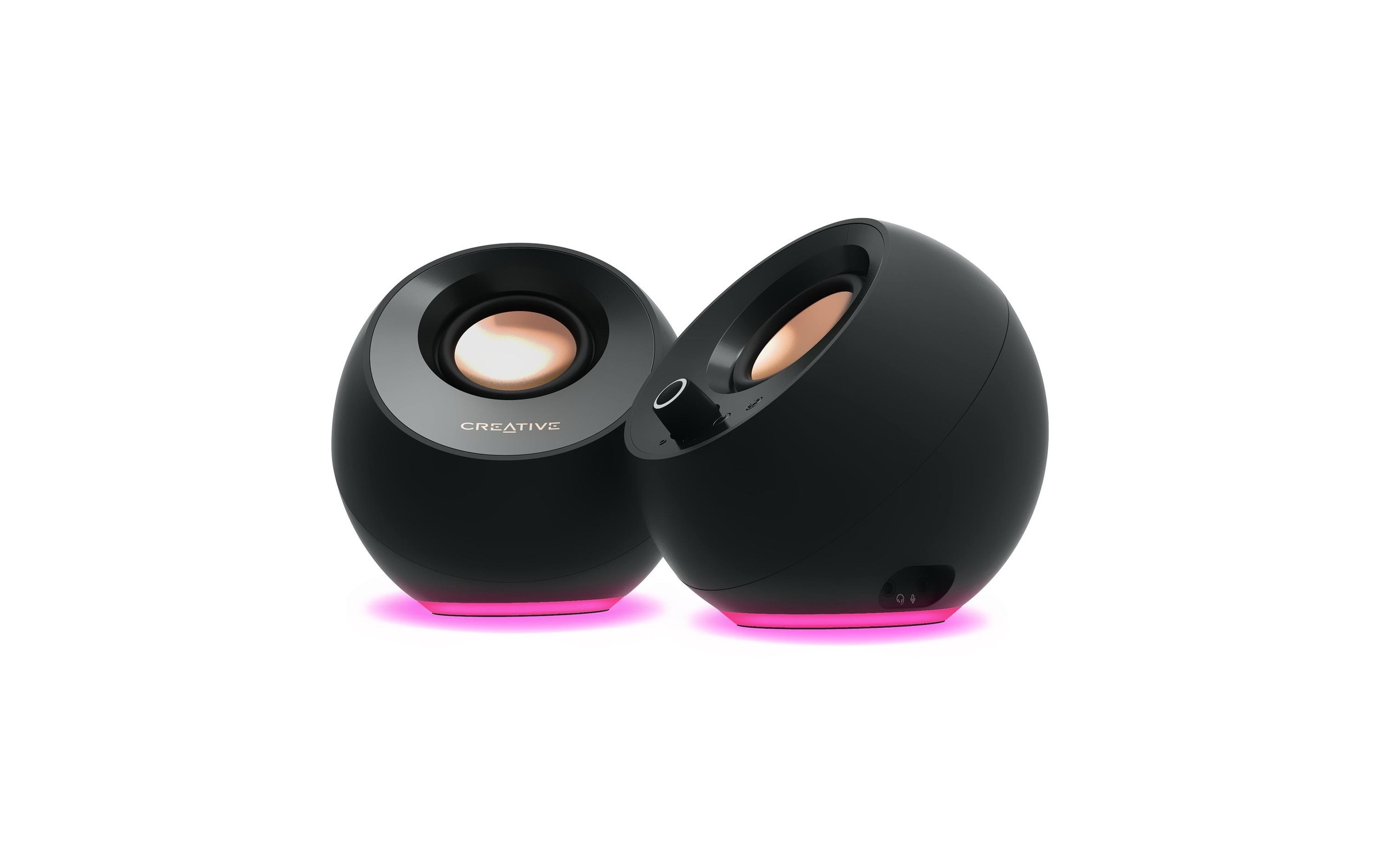 Creative PC-Lautsprecher »Pebble Pro, 2.0, Bluetooth 5.3, USB Audio, RGB« ( ) 3,5-mm-AUX-Eingang