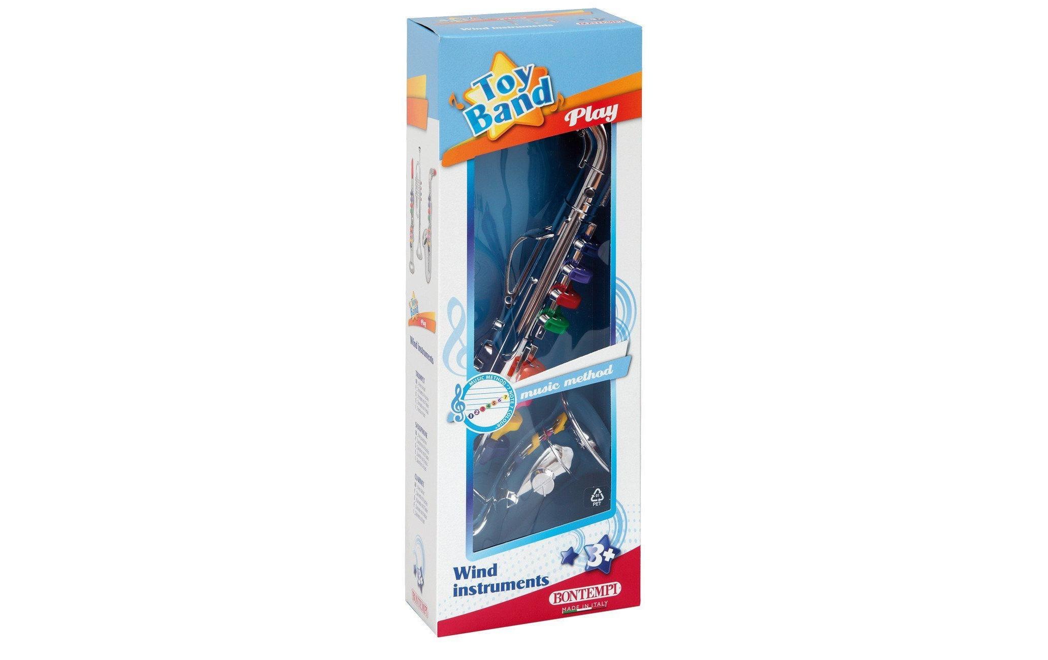 Bontempi Spielzeug-Musikinstrument »Saxophon mit 8 farbigen Tasten«