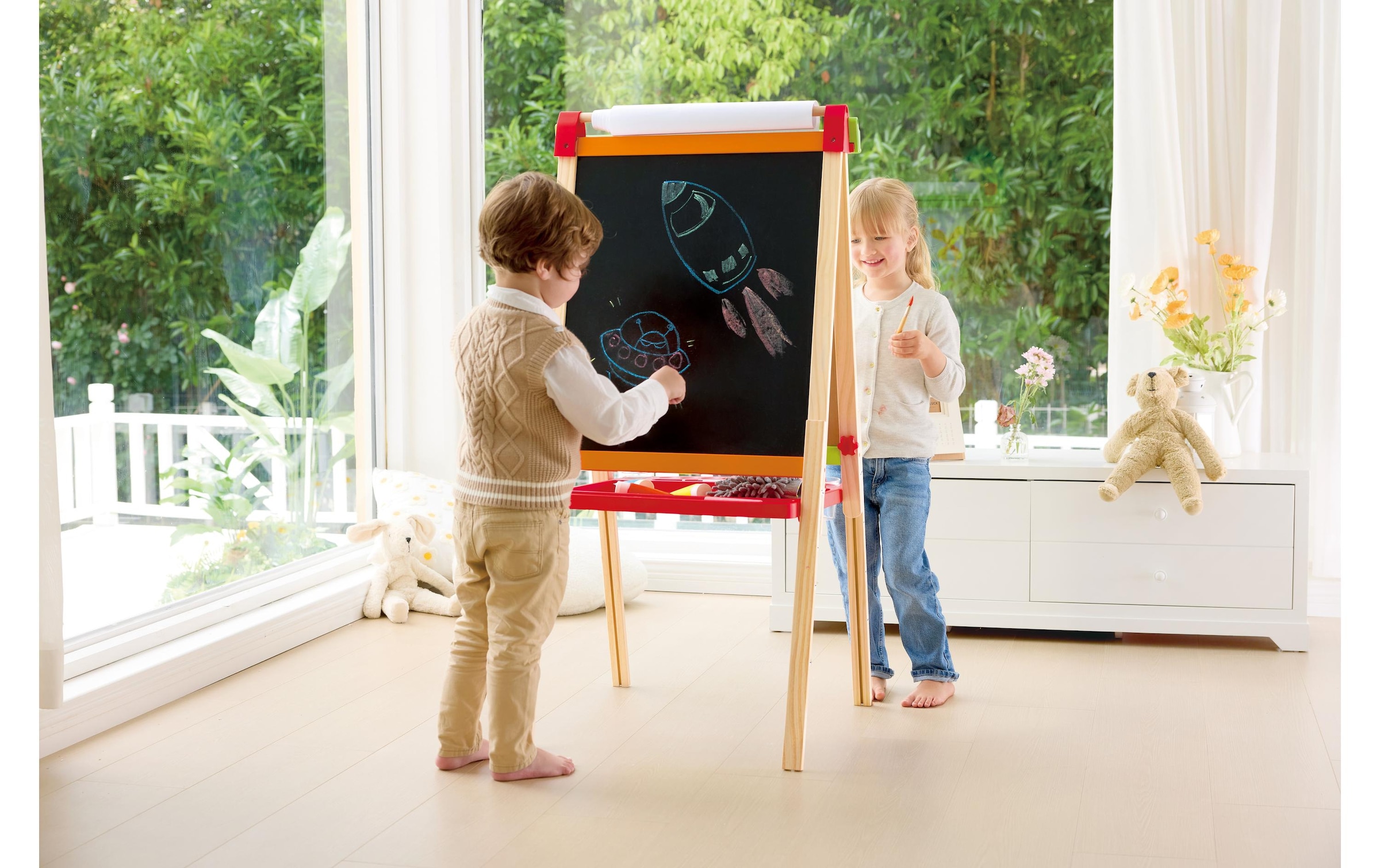 Hape Tableau noir »Staffelei für kleine Künstler«