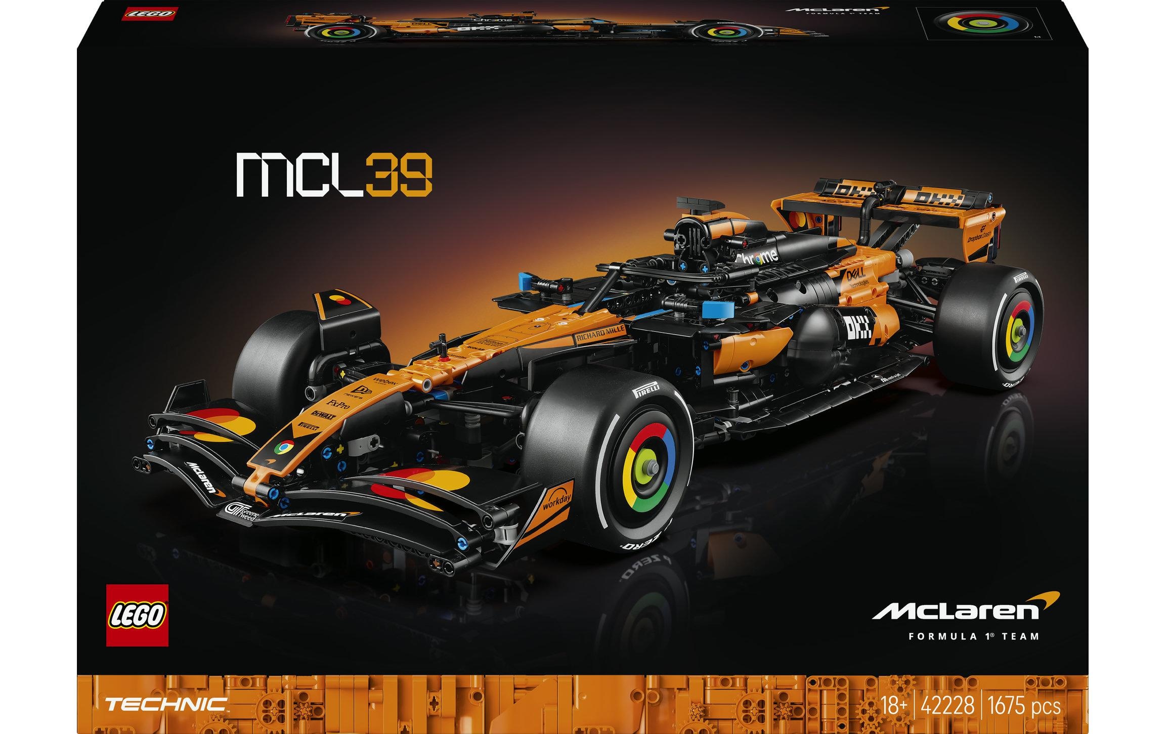 LEGO® Konstruktionsspielsteine »McLaren MCL39 F1 Rennwagen (42228), LEGO Technic«
