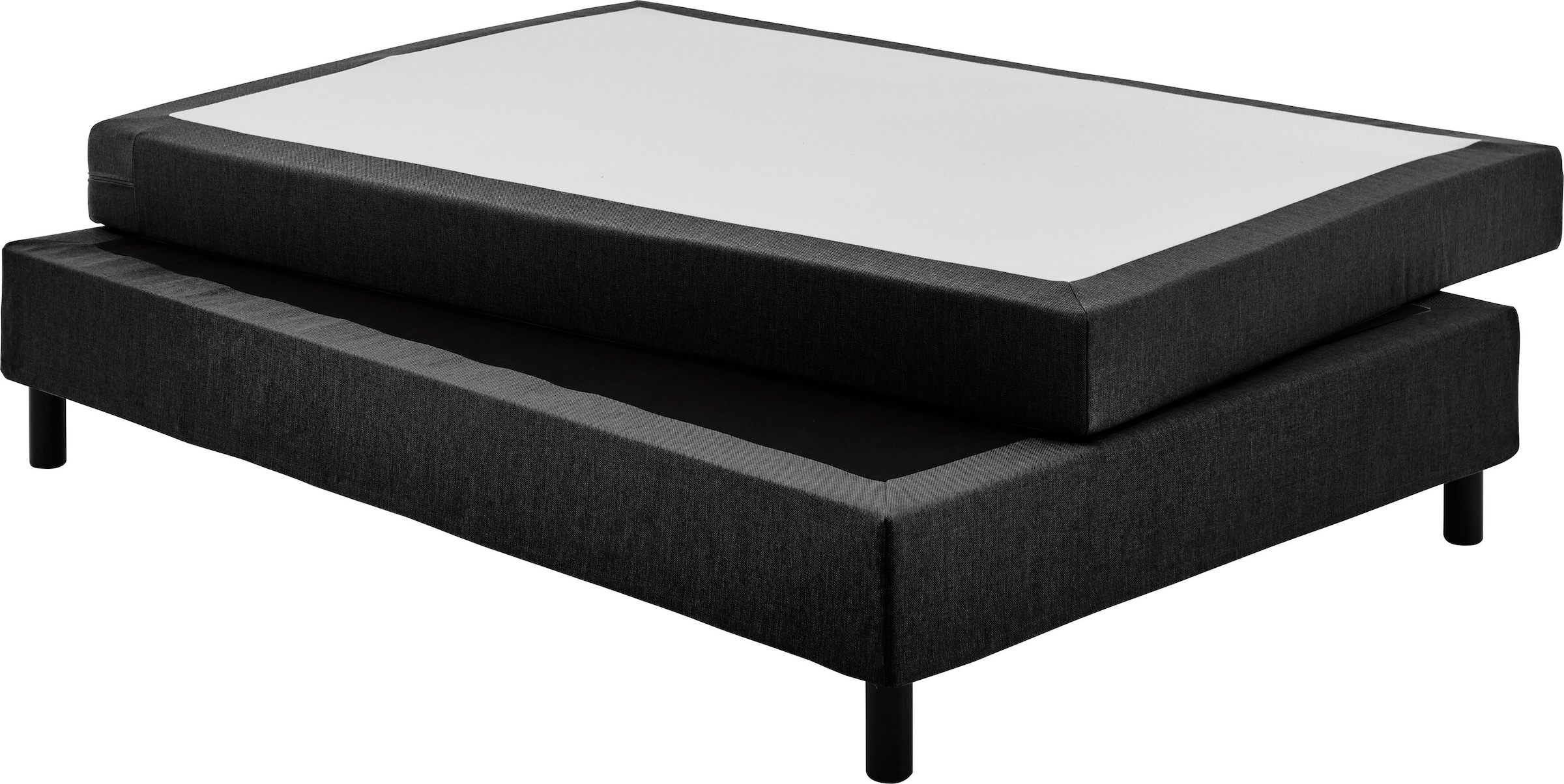 ATLANTIC home collection Boxbett »Happy« ohne Kopfteil, mit Topper, wahlweise mit oder ohne Bettwaren