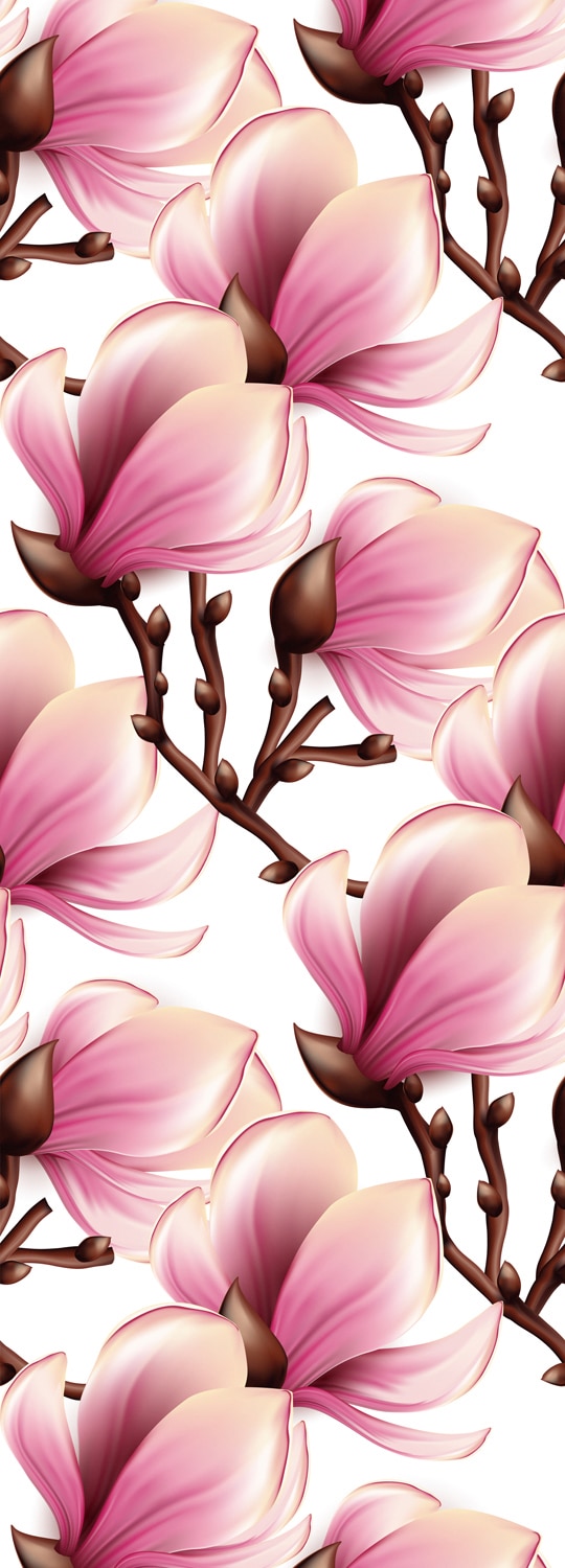 Image of queence Vinyltapete "Bill" Motiv bedruckt botanisch floral gemustert natürlich glatt 90x250cm, selbstklebend, kinderleichte Anbringung, Sticker