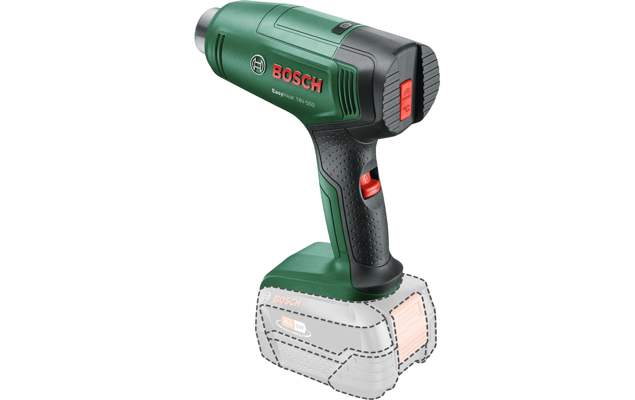 BOSCH Akku-Heissluftgebläse »EasyHeat 18V-500« ohne Akku und Ladegerät