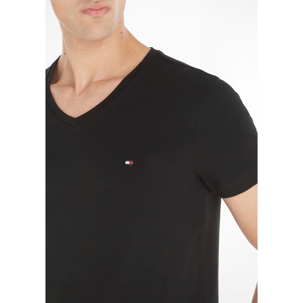 Tommy Hilfiger T-Shirt »V-Shirt Stretch Slim«