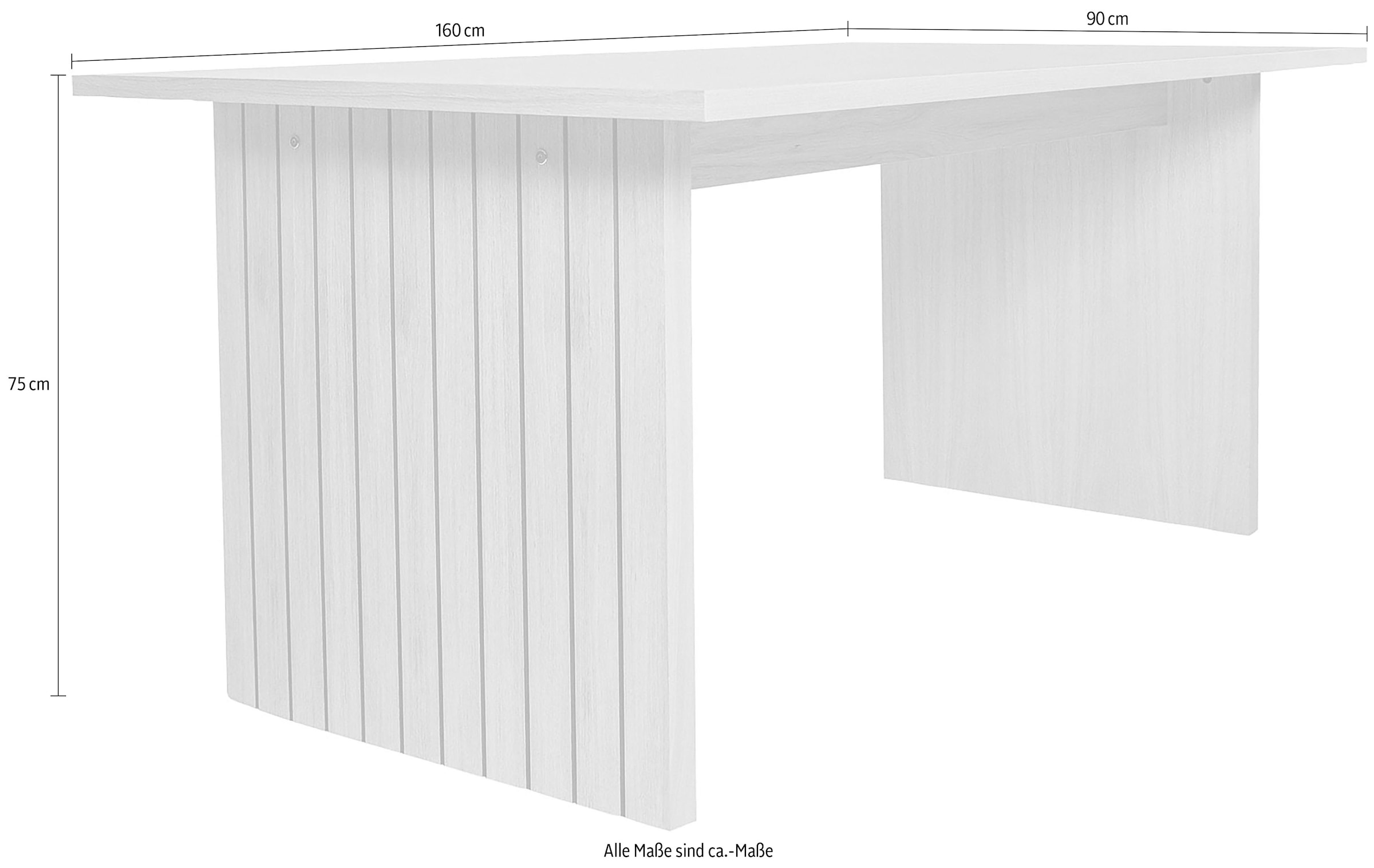 Woodman Esstisch »Stripe« Holzfurnier aus Eiche, FSC®-zertifiziert