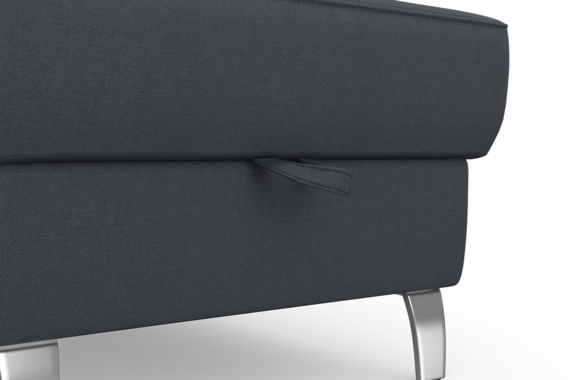 sit&more Ecksofa »Visby L-Form«, wahlweise mit Bettfunktion und Bettkasten, frei im Raum stellbar