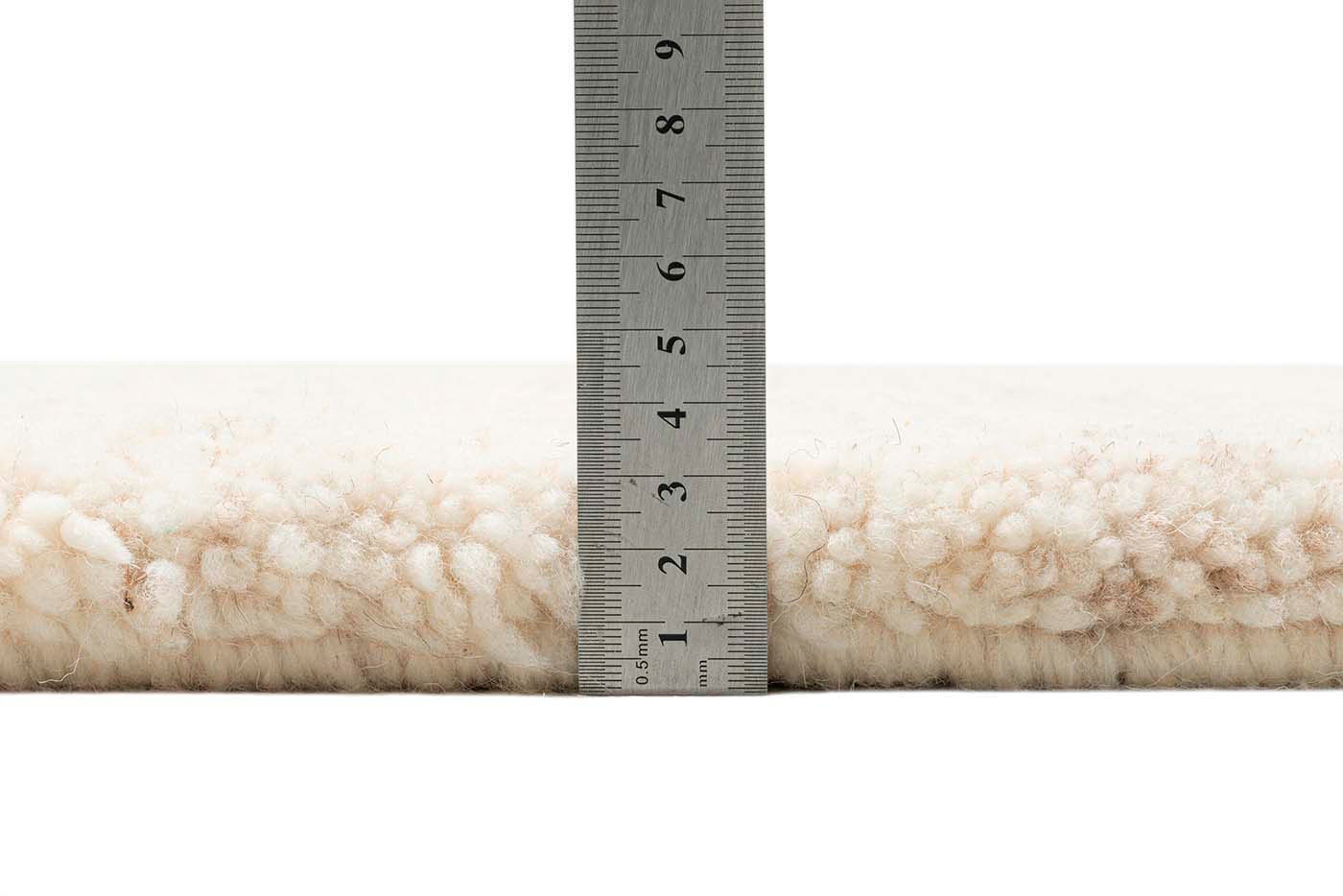 THEKO Wollteppich »Maloronga Uni«, rechteckig, 24 mm Höhe, echter Berber Teppich, reine Wolle, handgeknüpft