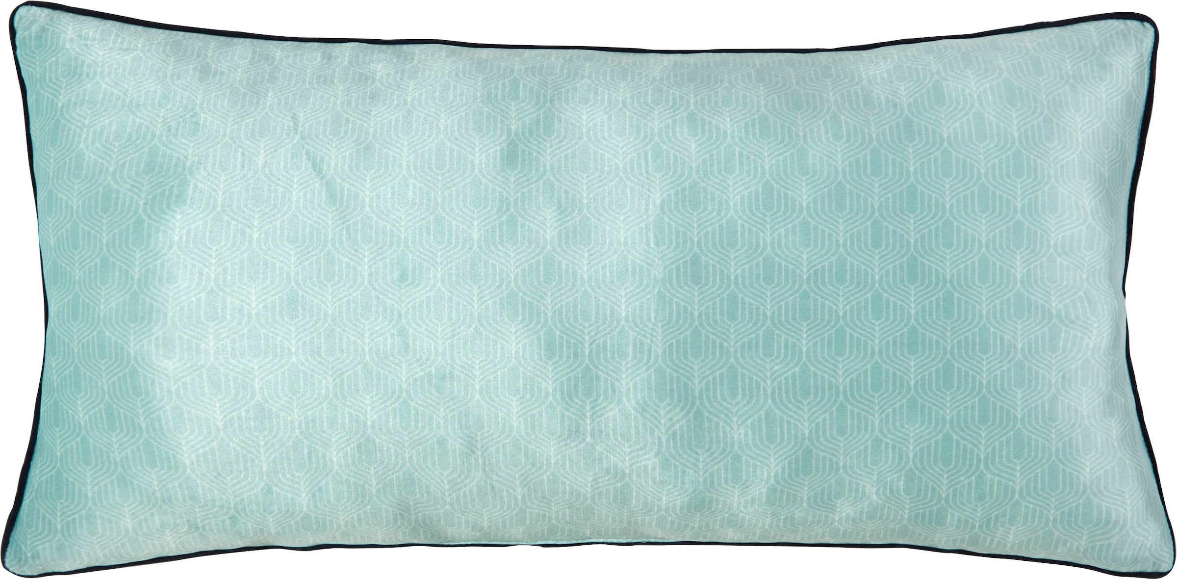 Descanso Dekokissen »Shi«, Mit Füllung, 1 Stück, Mit Biese, 30x60, Wendeoptik, Weich, Blumen Grün