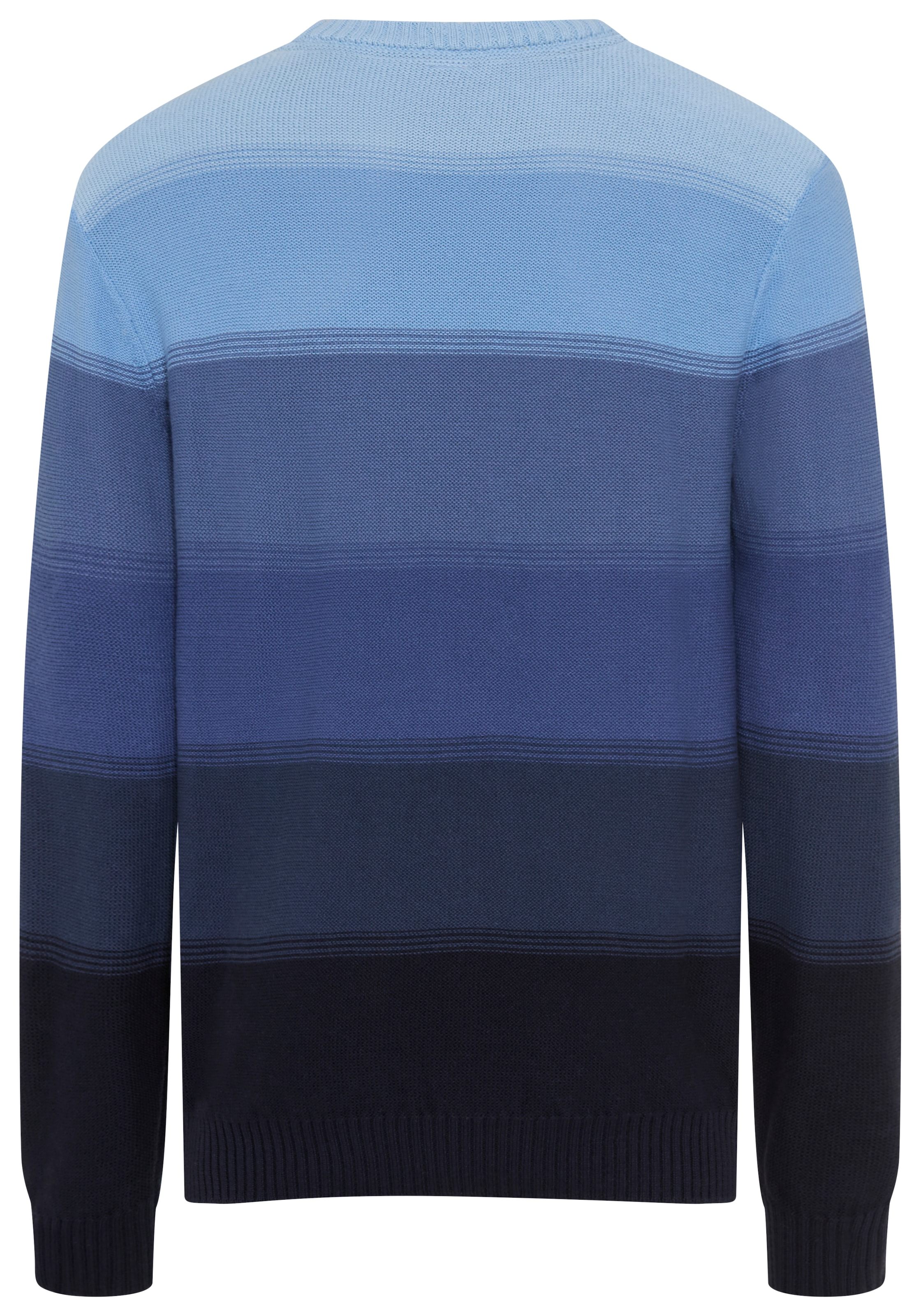 KangaROOS Strickpullover mit Rundhalsausschnitt, Regular Fit, Farbverlauf, Langarm