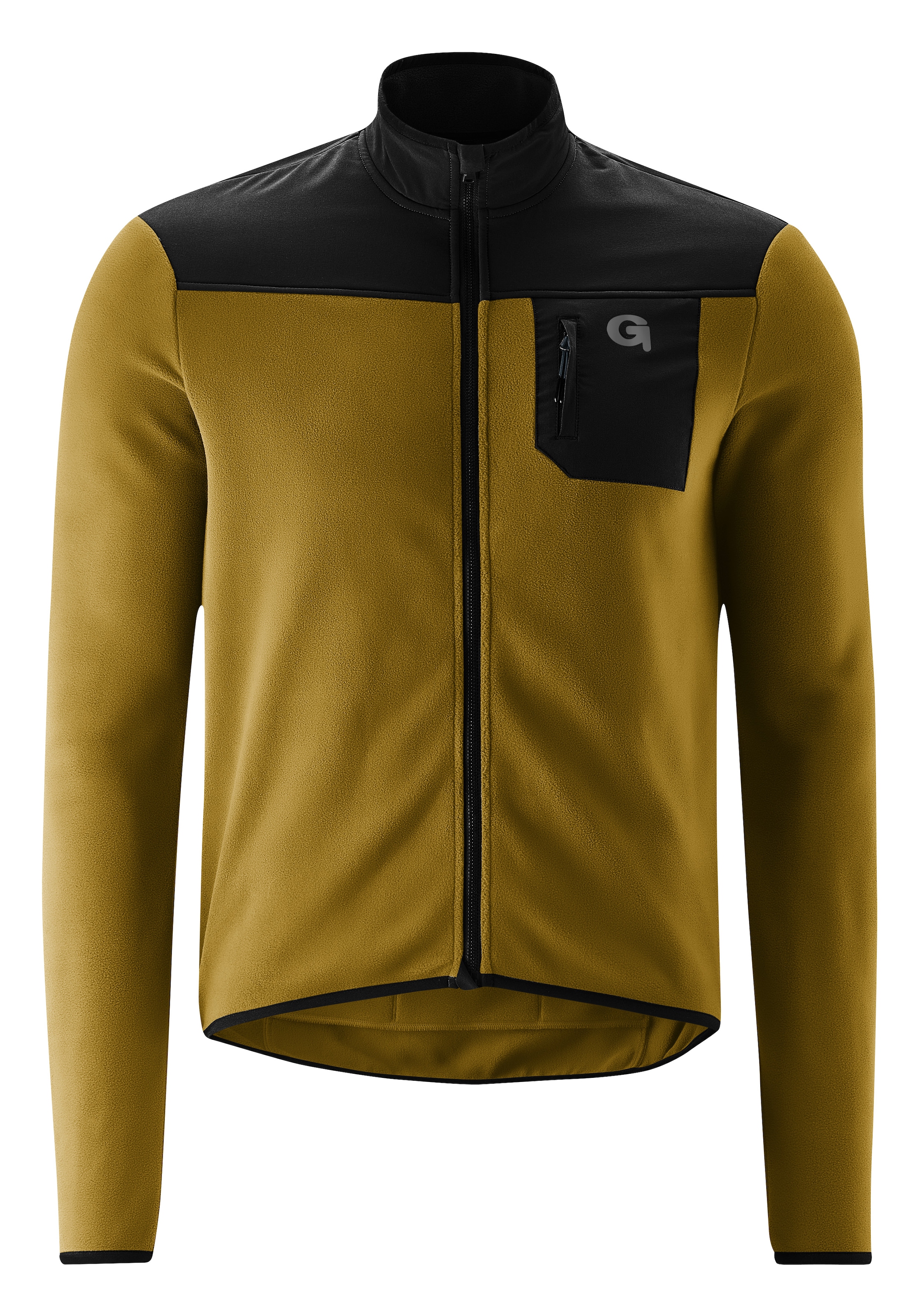 Image of Gonso Radtrikot "Adventure Jersey Fleece M" Herren Fahrradtrikot langarm, weiches Fleece-Material, Full-Zip Trikot