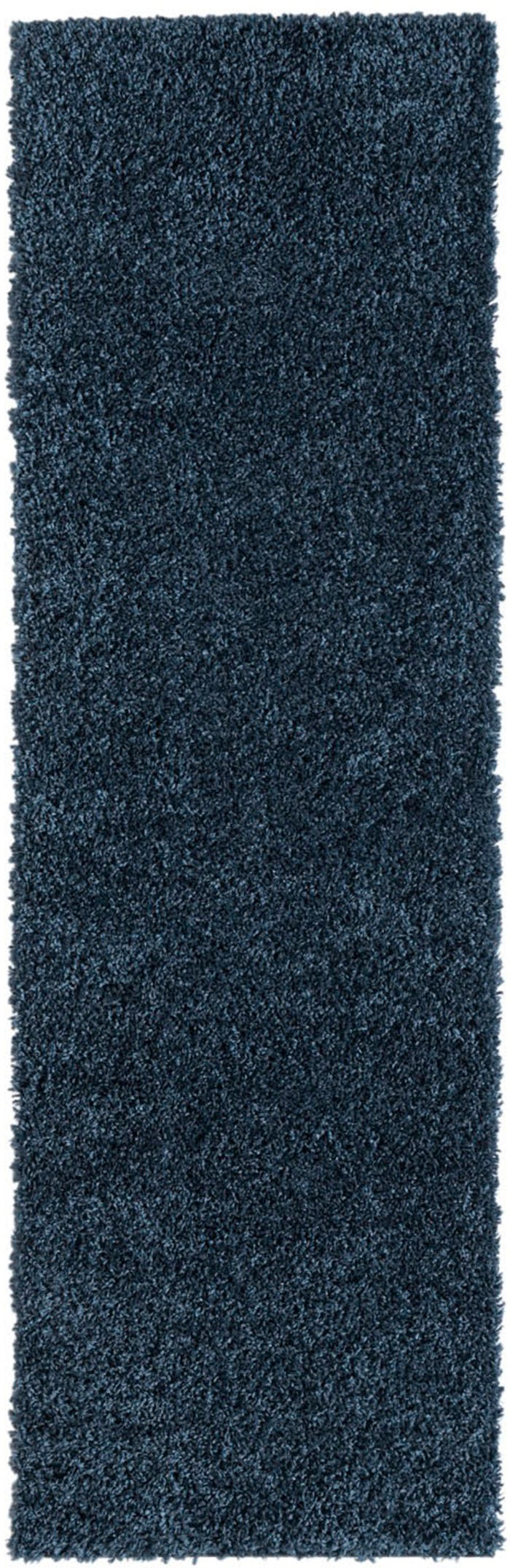 Myflair Möbel & Accessoires Hochflor-Bettumrandung »My Shaggy«, (3 tlg.), Shaggy, Uni-Farben, leicht glänzend, extra flauschig, Läufer-Set