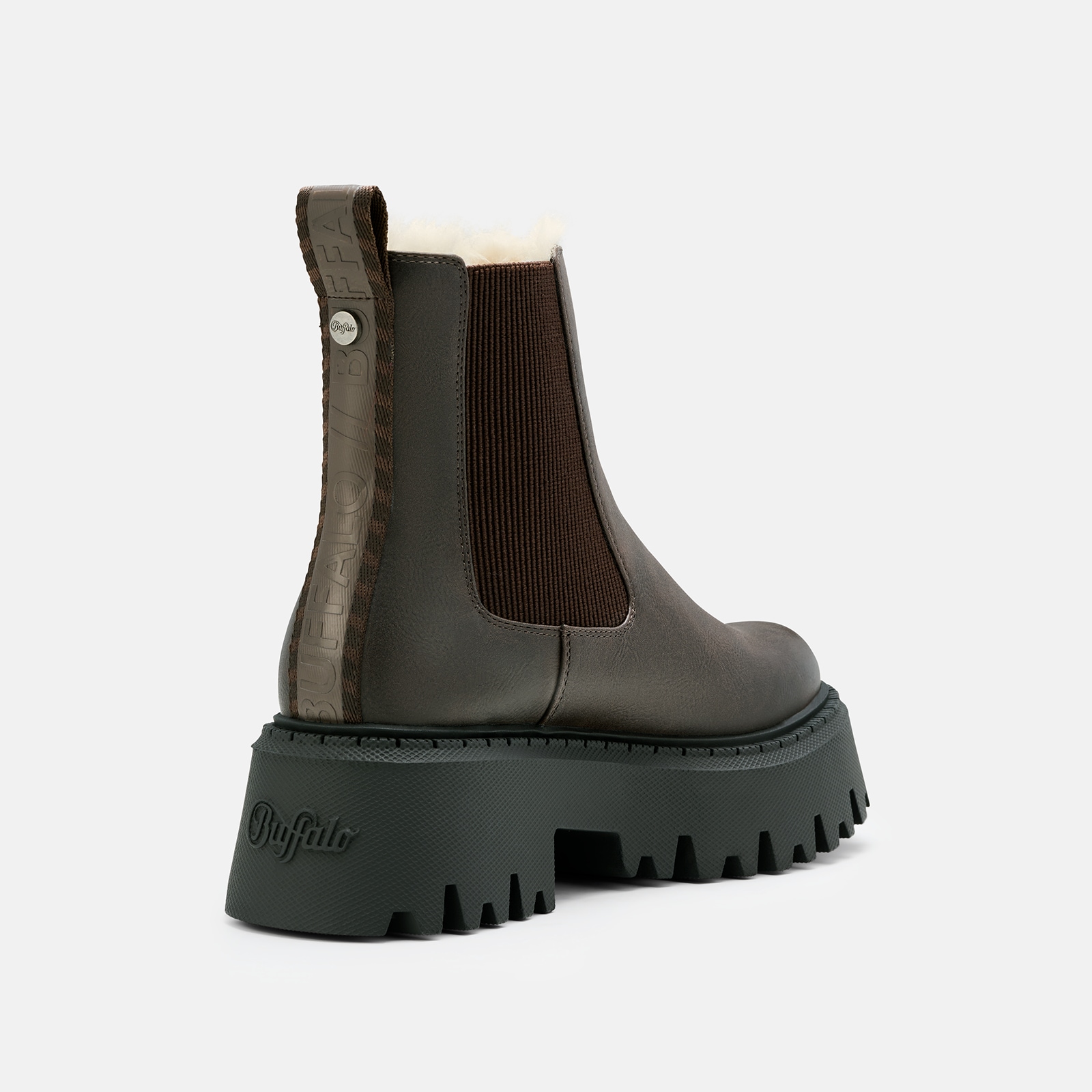 Buffalo Chelseaboots »ASPEN«  Stiefelette, Plateauboots mit Stretcheinsatz