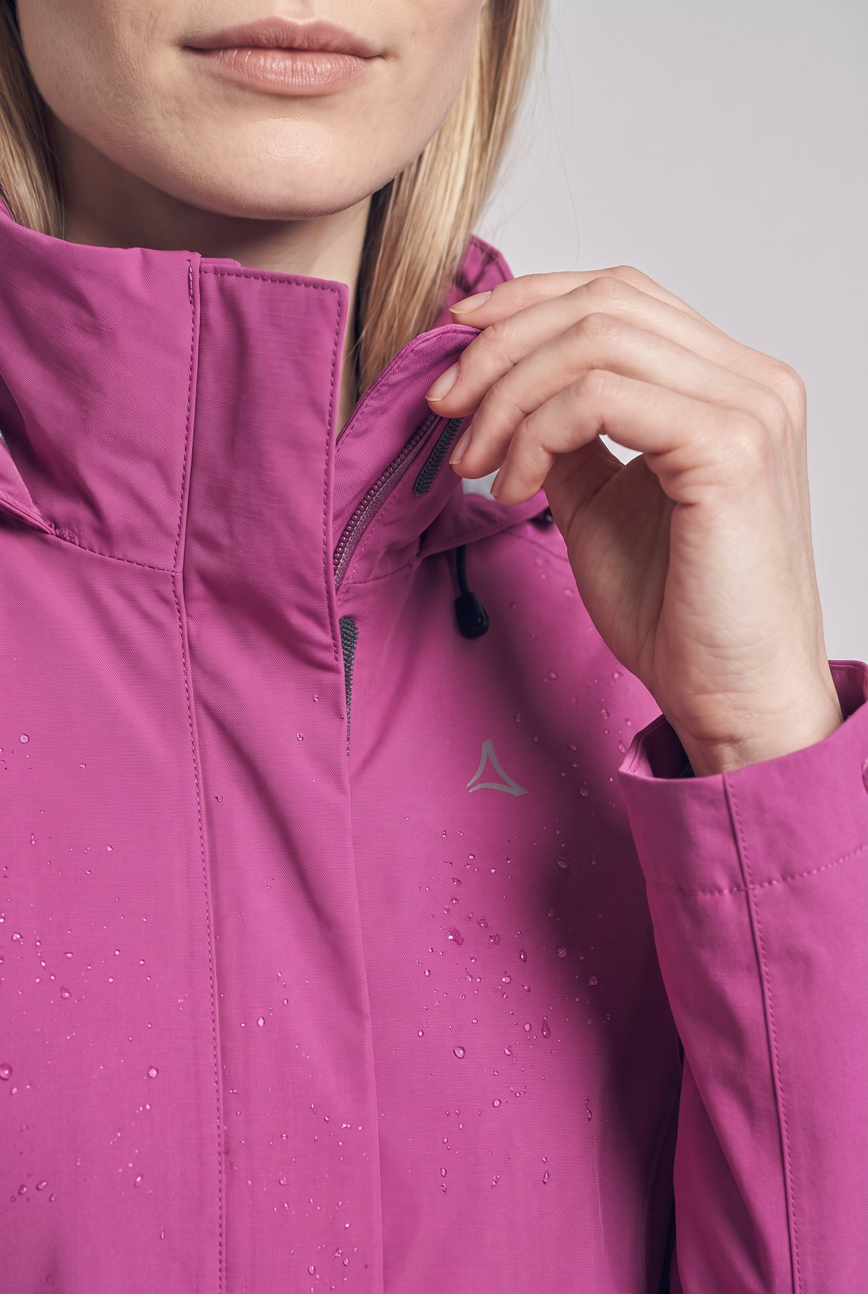 Schöffel Veste de pluie »Jacket Gmund L« avec capuche style sportif, imperméable, coupe-vent, respirant, veste de mi-saison