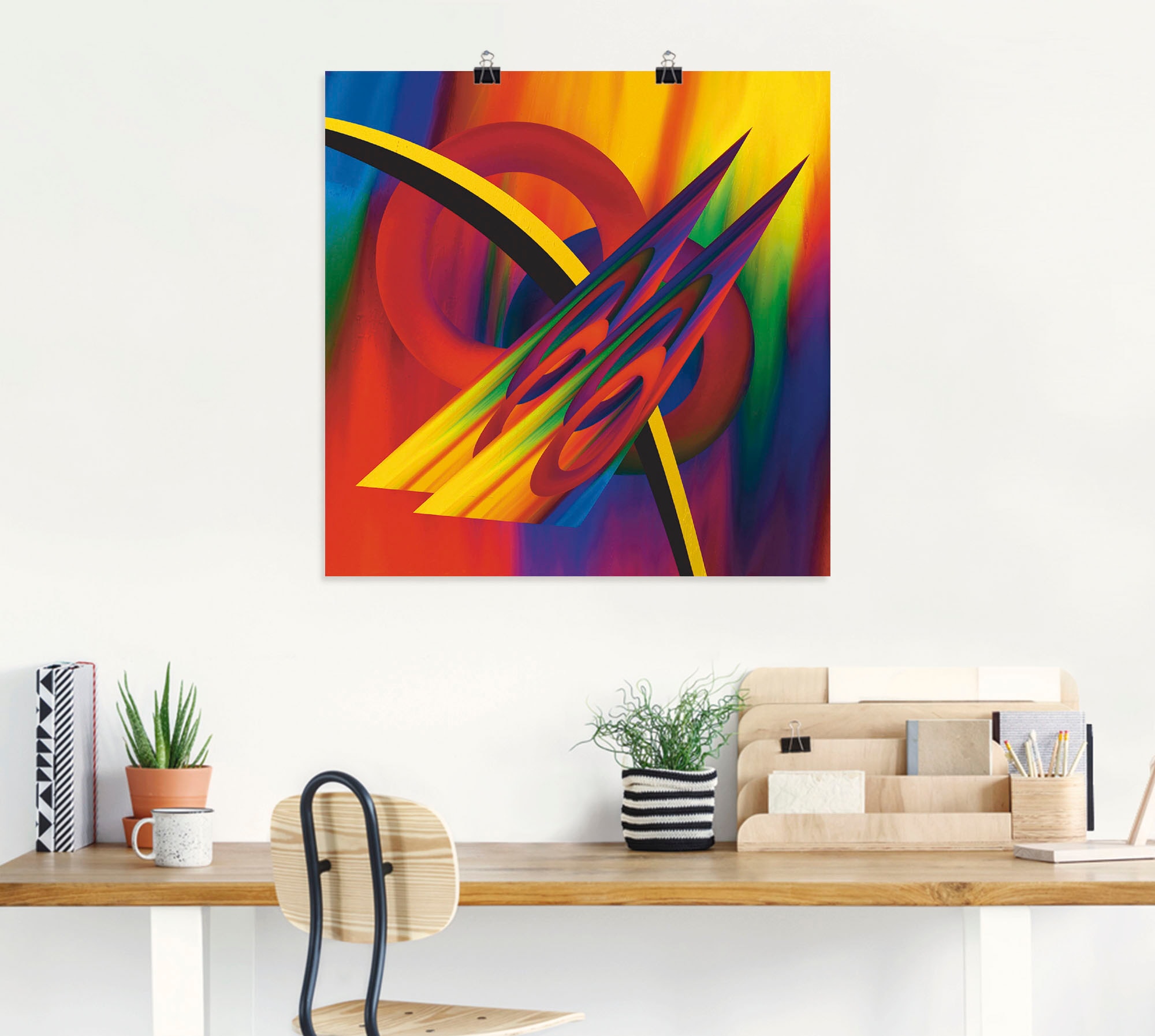 Artland Poster »Modern Bunt« 1 cuis tlg. ohne Rahmen