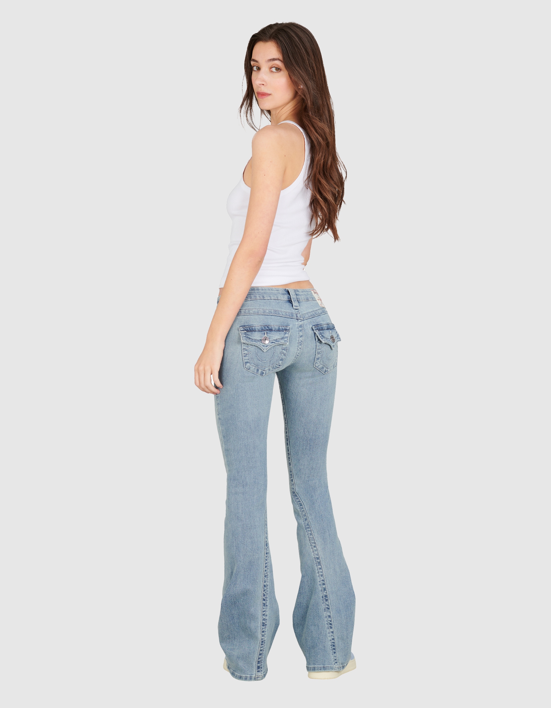 True Religion Jeans bootcut »JOEY LOW RISE FLARE« Mélange de coton, coupe évasée