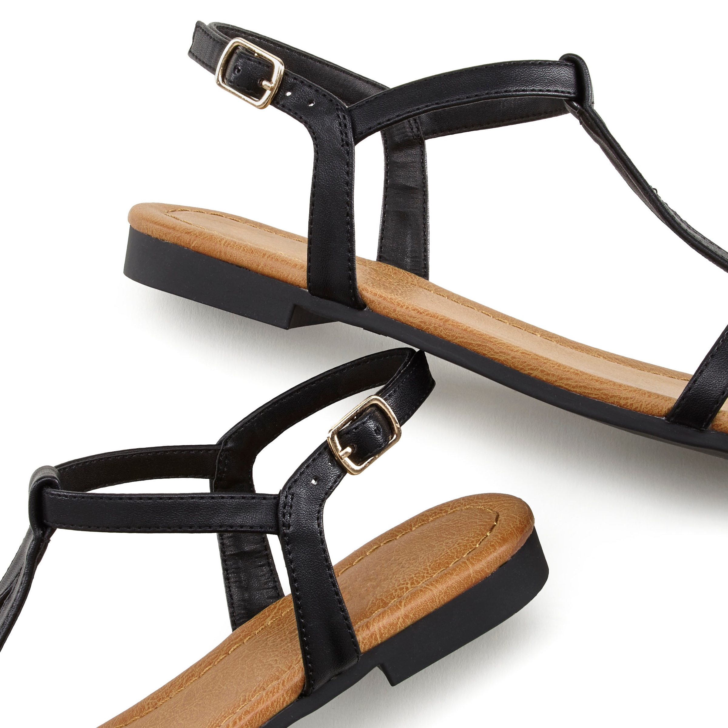 Vivance Sandale »Sommerschuh«, Sandalette, Sommerschuh mit raffinierten Riemchen VEGAN