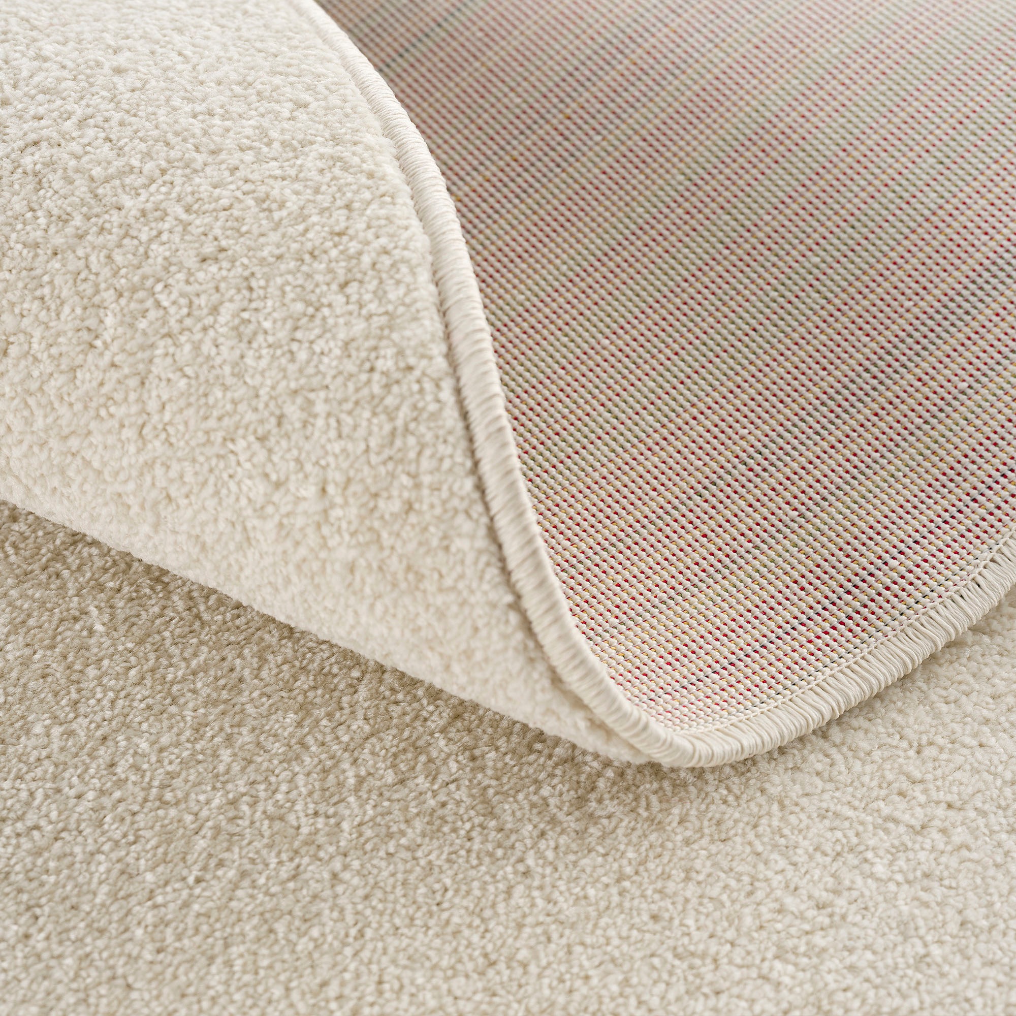 Sanat Teppich »Uni«, rund, 13 mm Höhe, robuster Kurzflorteppich, grosse Farbauswahl