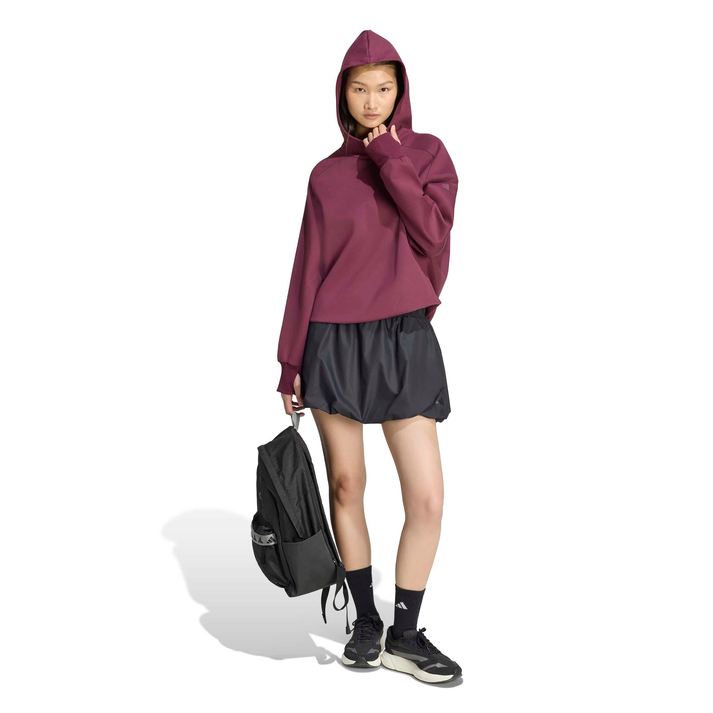adidas Sportswear Sweat à capuche »SOFT LUX WINTER KNIT HOODIE«, style sportif, avec capuche, sans fermeture

