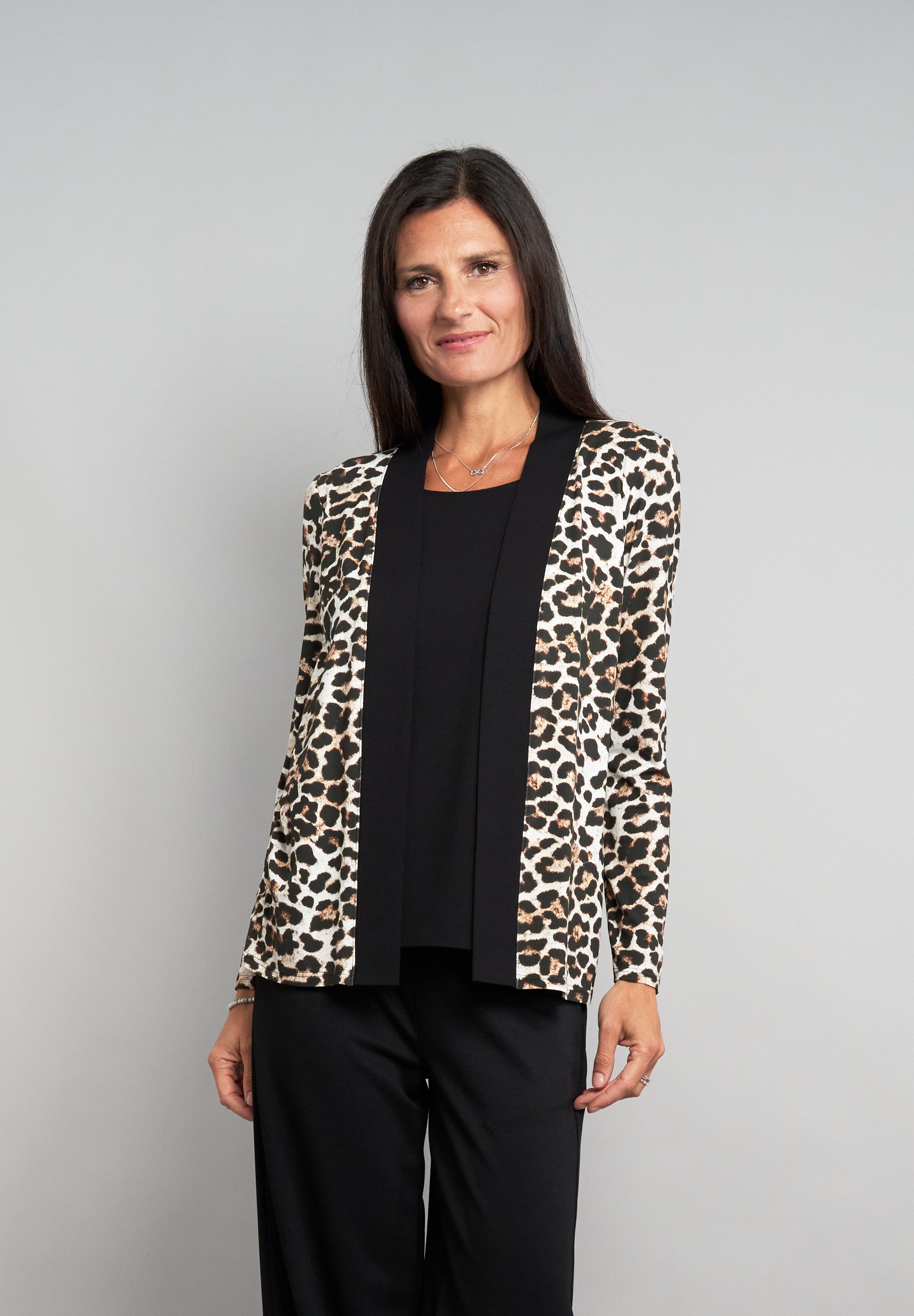Image of Seidel Moden Shirtjacke "Exklusiv bei OTTO" 2 in 1 Optik mit Animal-Leo-Print - MADE IN GERMANY