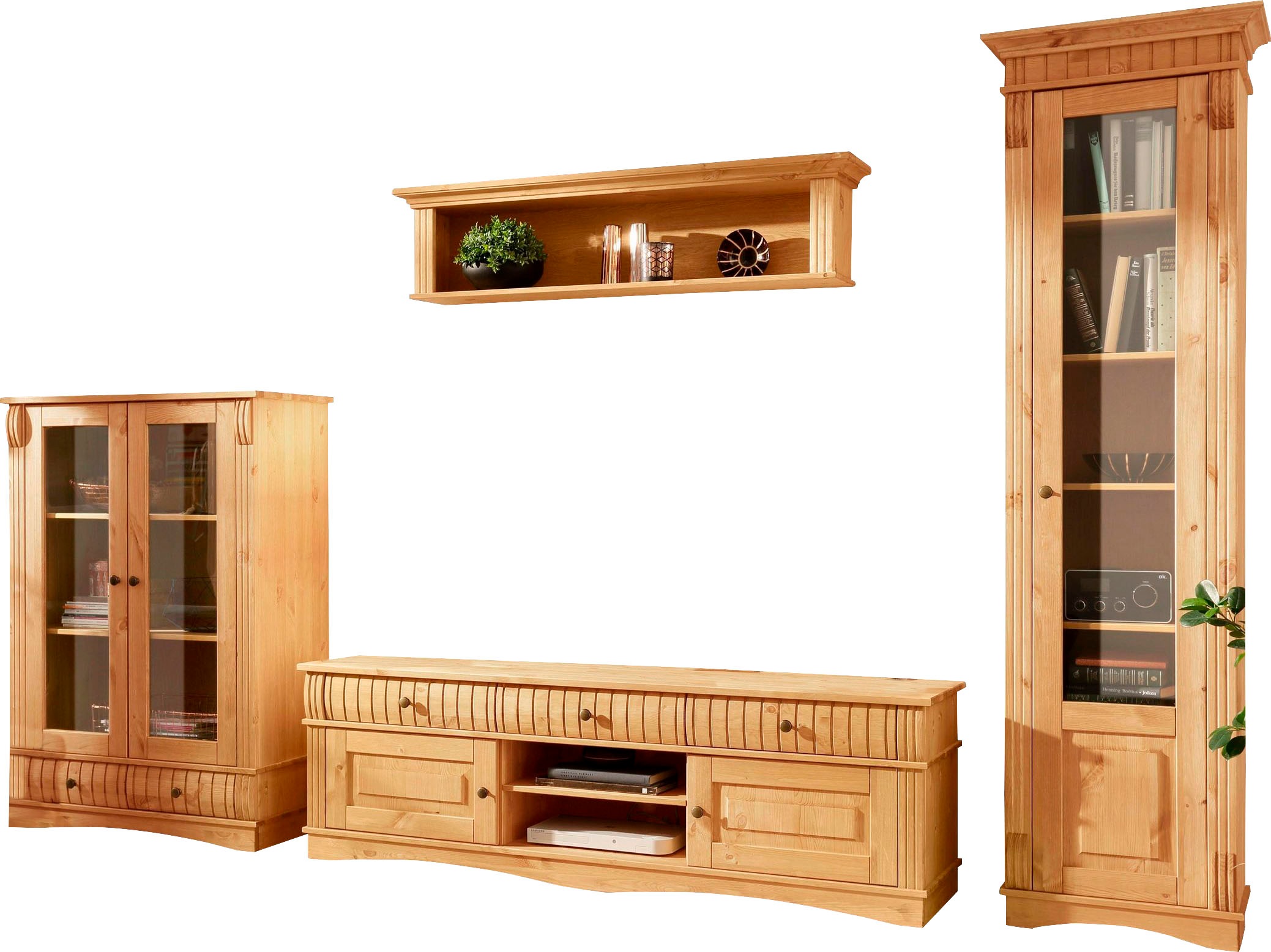 Image of GOODproduct Wohnwand "Teresa" Set, 3 Stk. tlg.
